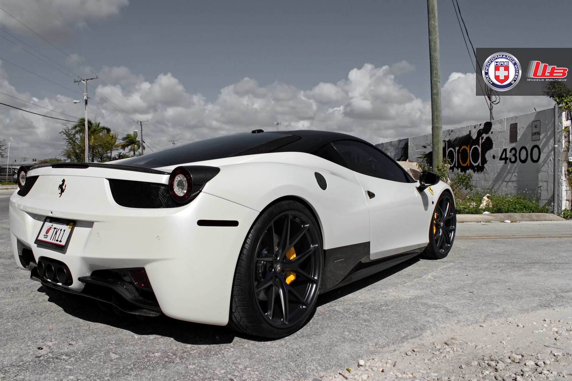Ferrari 458 – TK | Bianco Avus | on HRE P101 | Satin Black