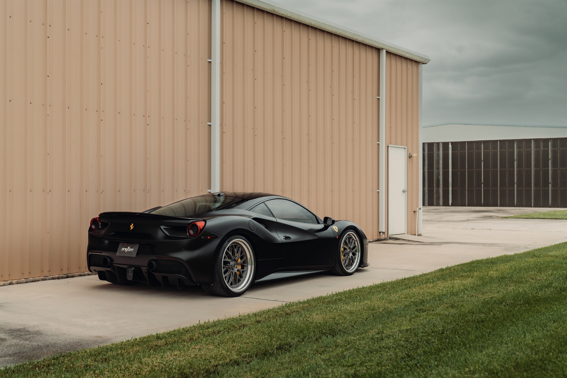 Ferrari 488 GTB | Nero Opaco | on 1886 S001 Wheels | Double Dark Tint