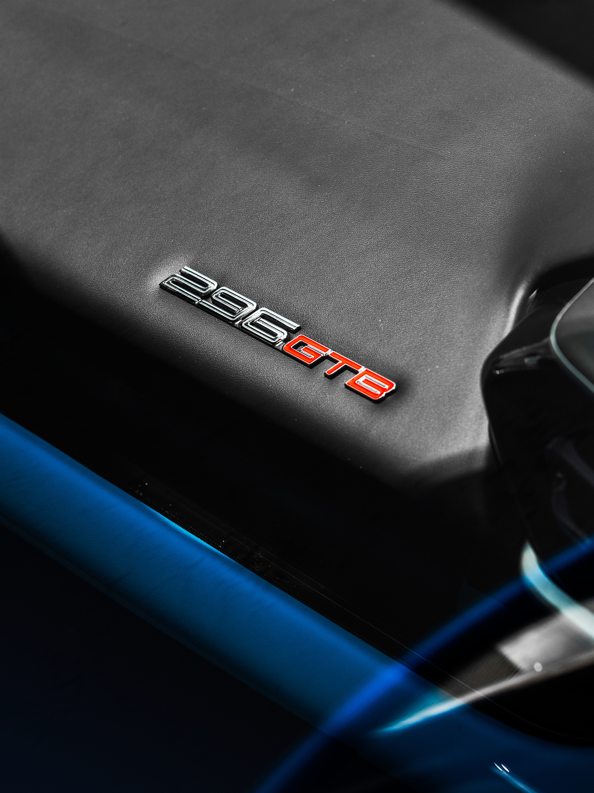 Ferrari 296 GTB | Azzurro Dino | HRE S104SC | Brushed Clear