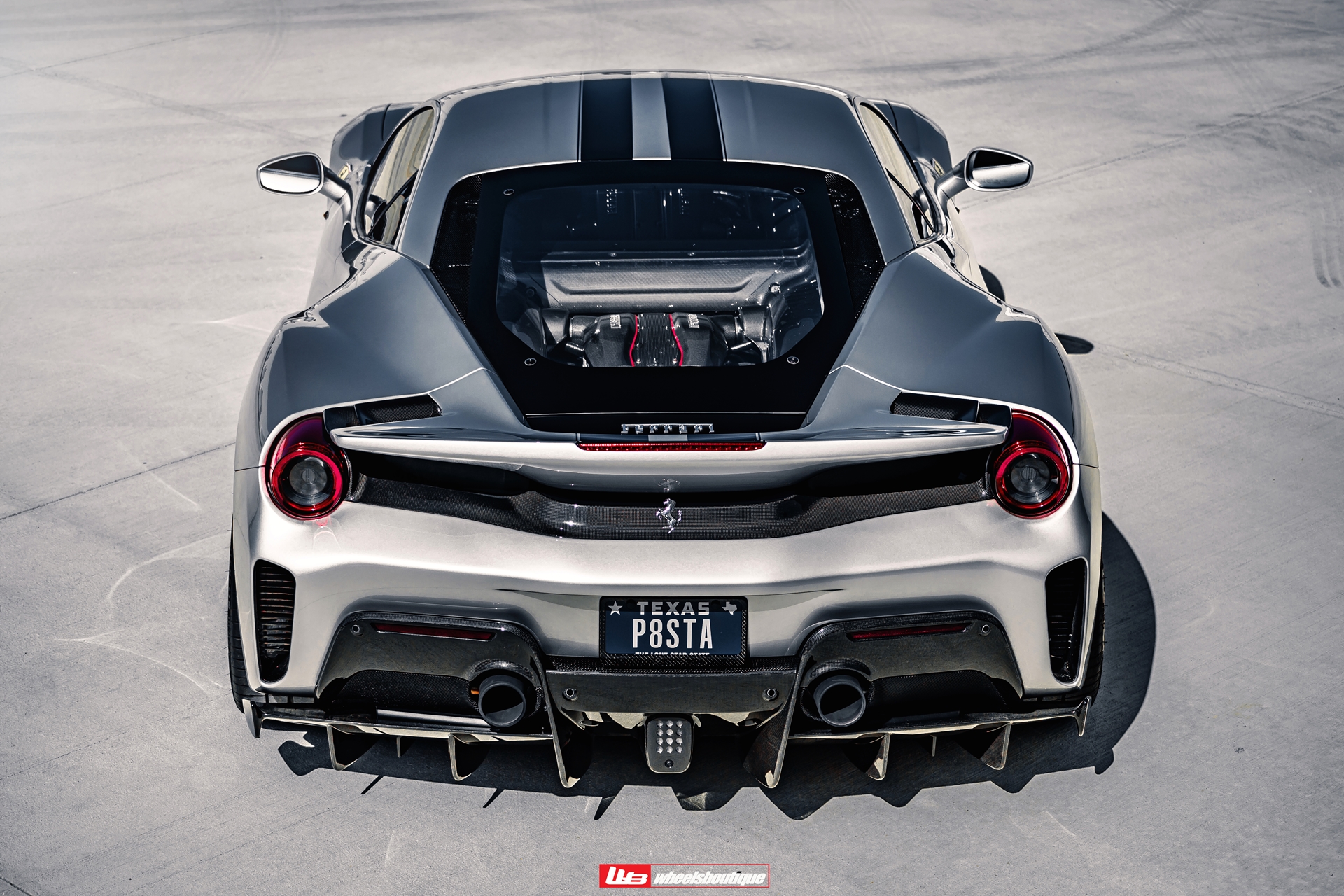 Ferrari 488 Pista | Argento Nürburgring | on HRE S107SC | Brushed Clear