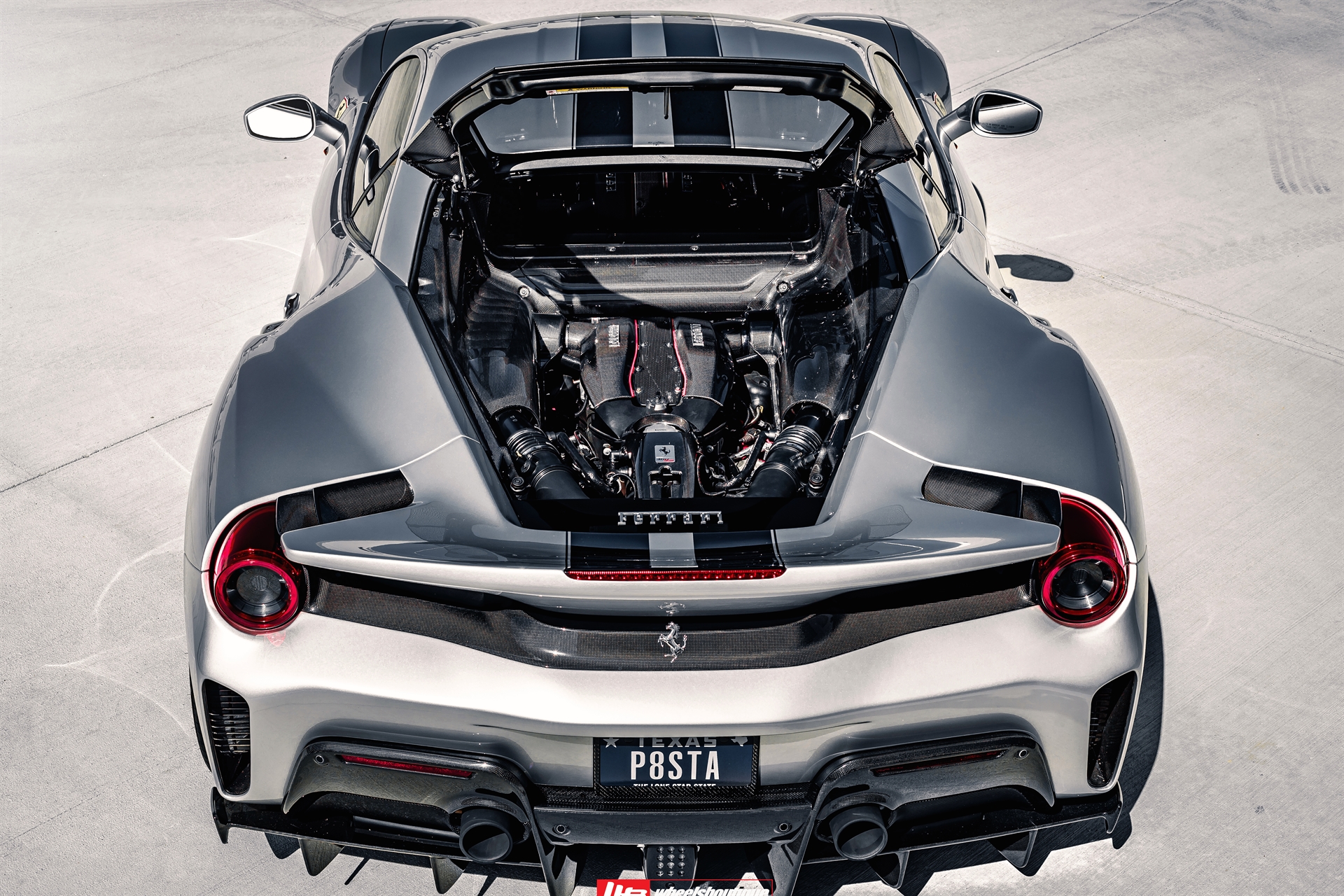 Ferrari 488 Pista | Argento Nürburgring | on HRE S107SC | Brushed Clear