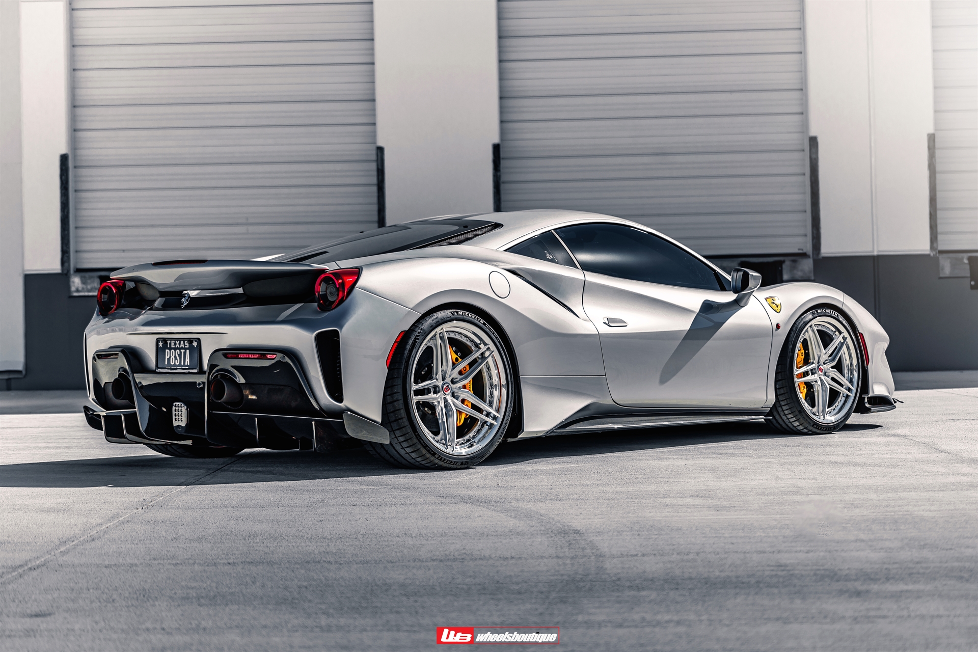 Ferrari 488 Pista | Argento Nürburgring | on HRE S107SC | Brushed Clear