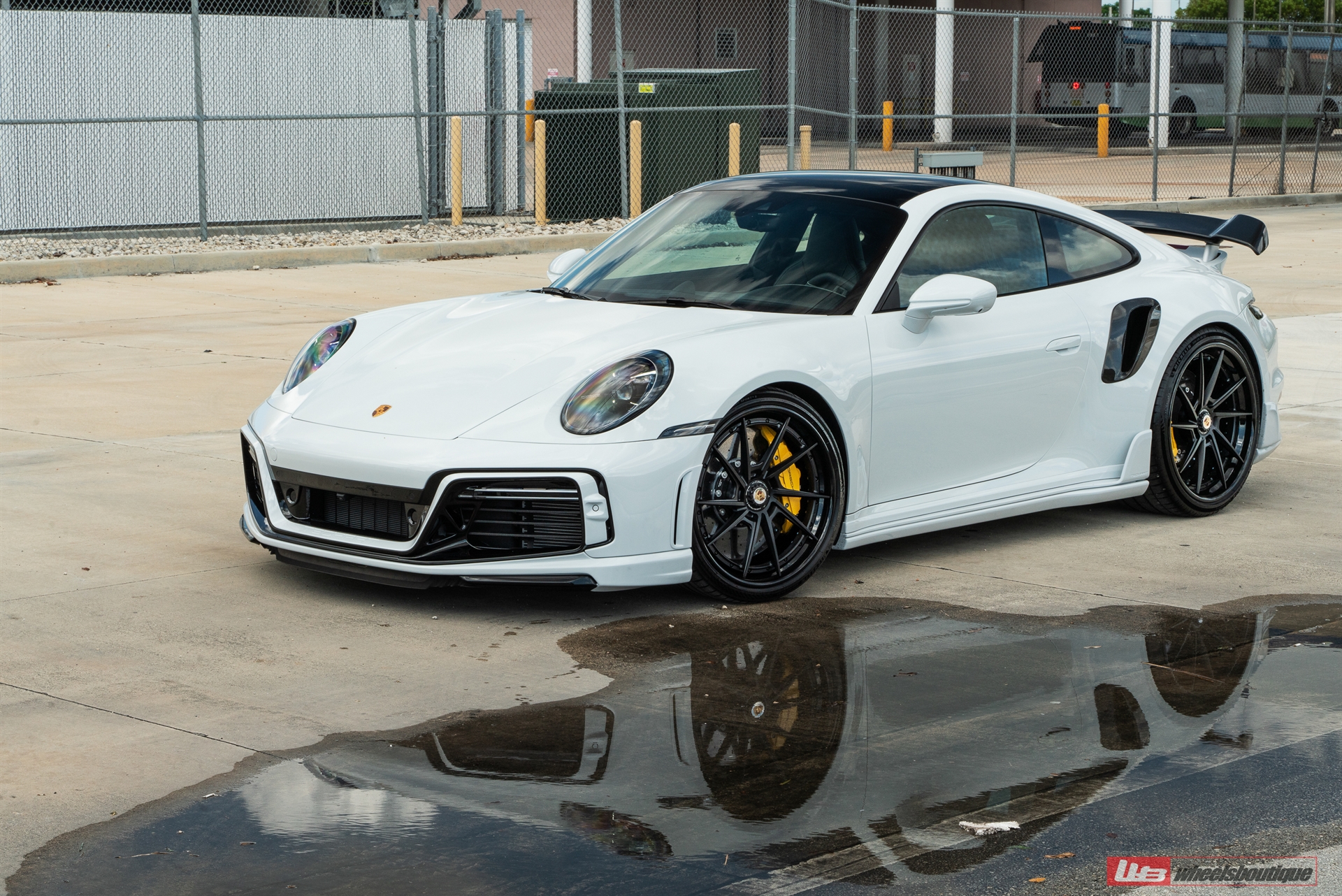 ANRKY AN33 Satin black center | Porsche 992 Turbo S