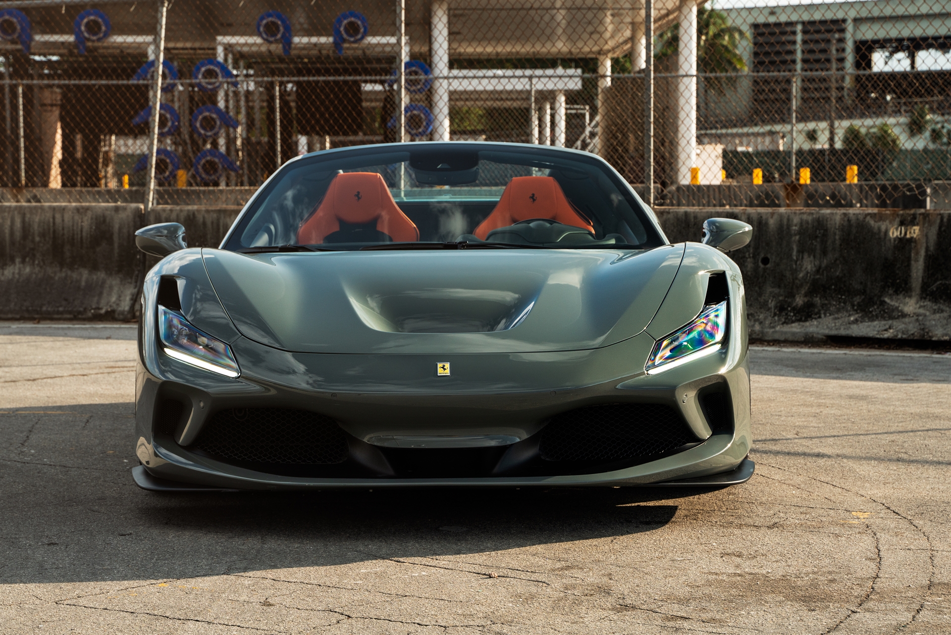 Ferrari F8 Spider | Grigio Medio | HRE S104SC Wheels | Frozen Champagne