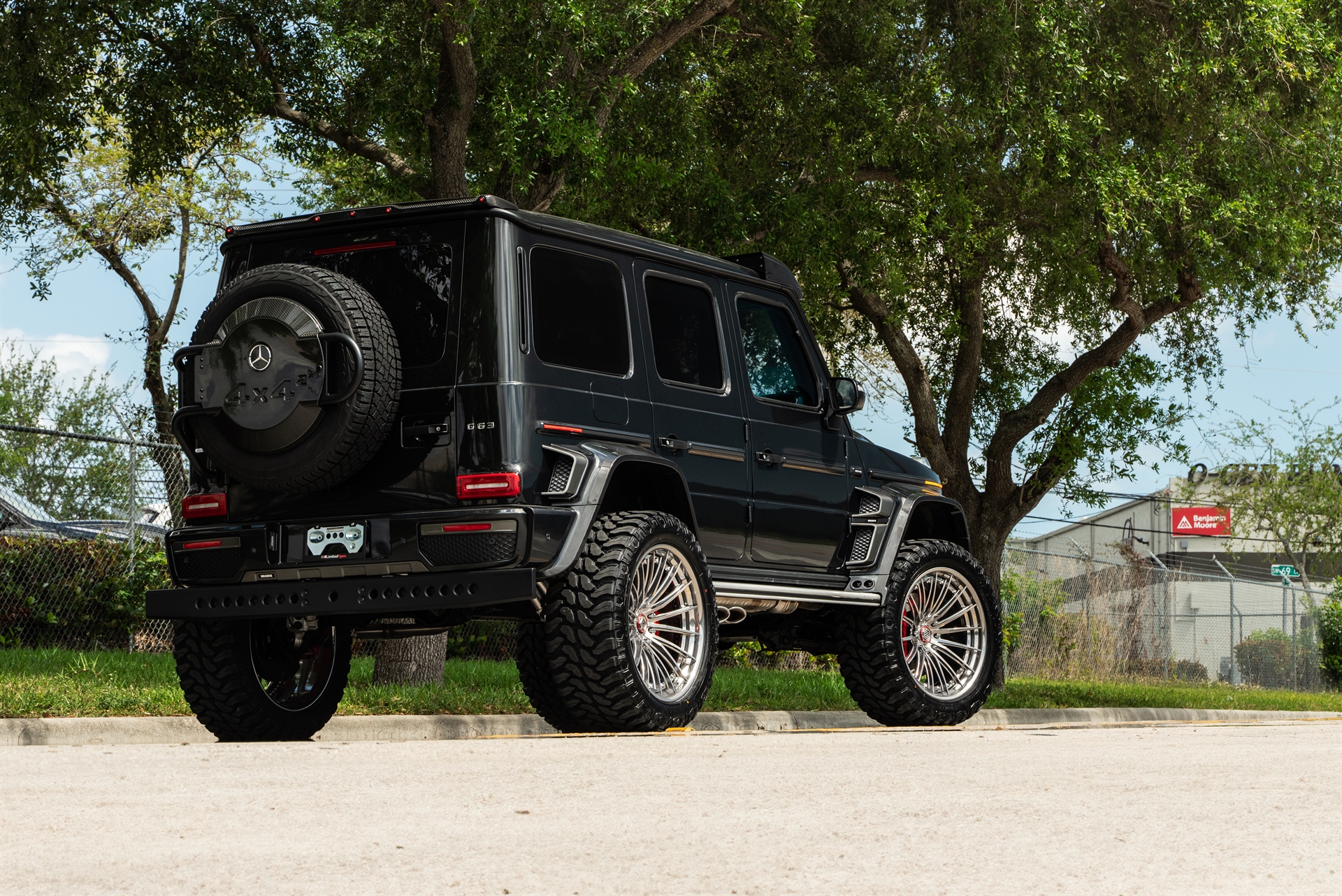 Mercedes Benz AMG G63 4×4 Squared | Magnetite Black | 1886 XR-016 Wheels | Polished Clear