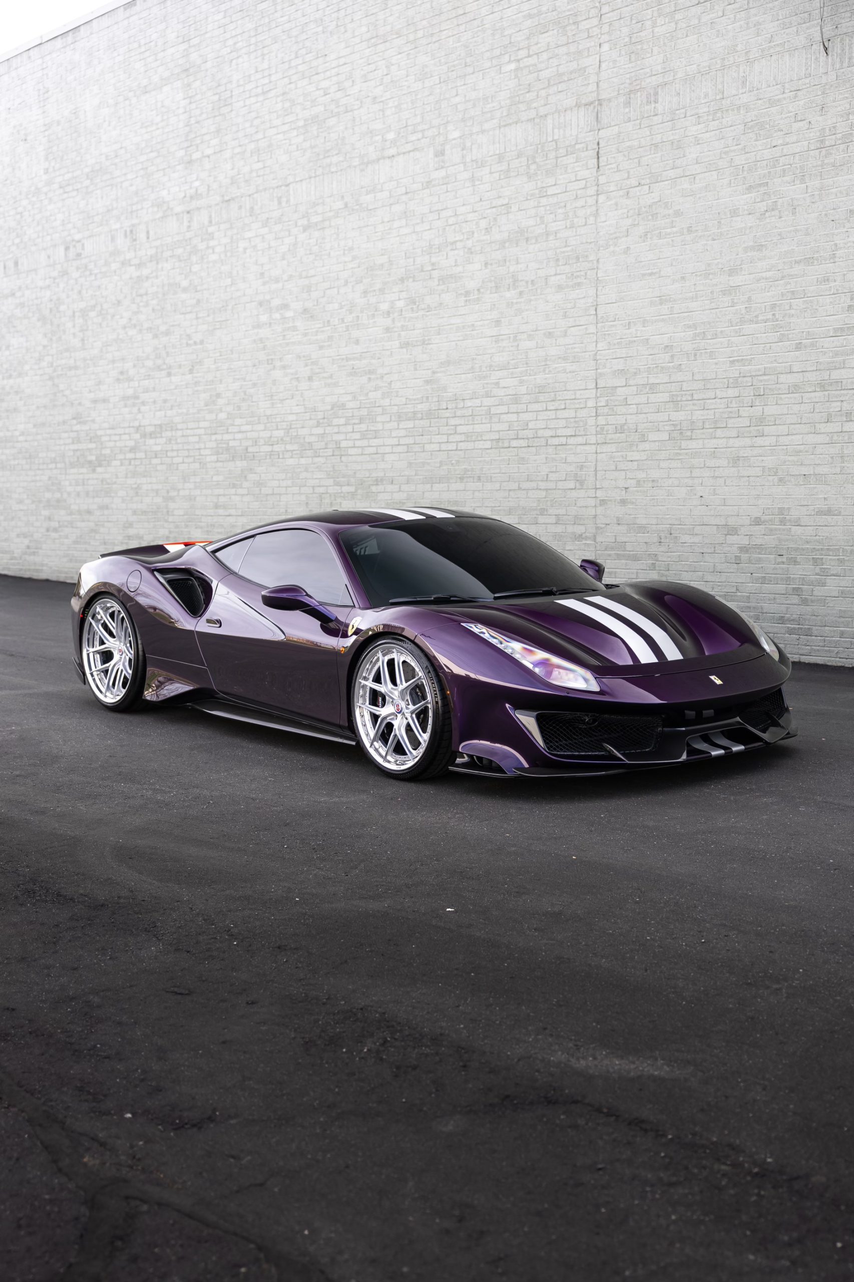 Ferrari 488 Pista | Viola Hong Kong | on HRE S101SC | Brushed Clear