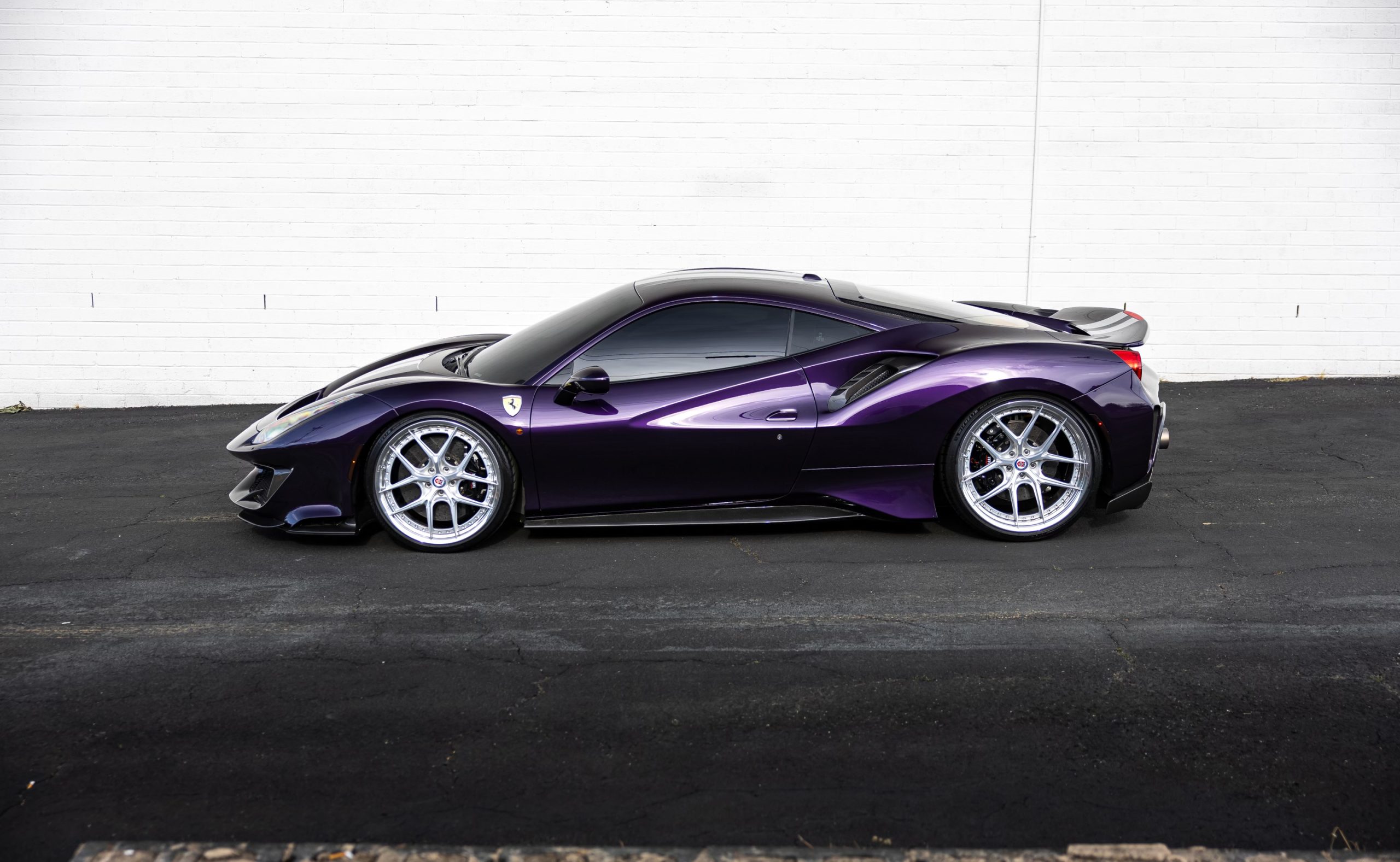 Ferrari 488 Pista | Viola Hong Kong | on HRE S101SC | Brushed Clear