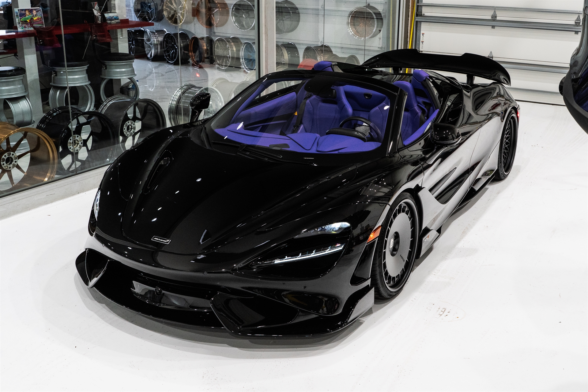 HRE 535 and 501 wheels | McLaren 765LT Onyx Black