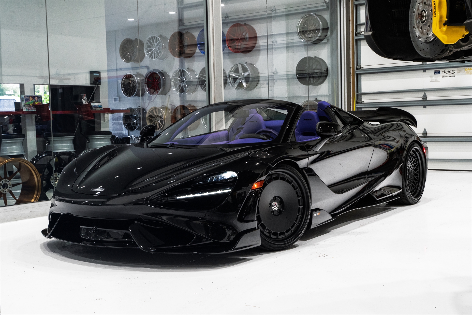 HRE 535 and 501 wheels | McLaren 765LT Onyx Black