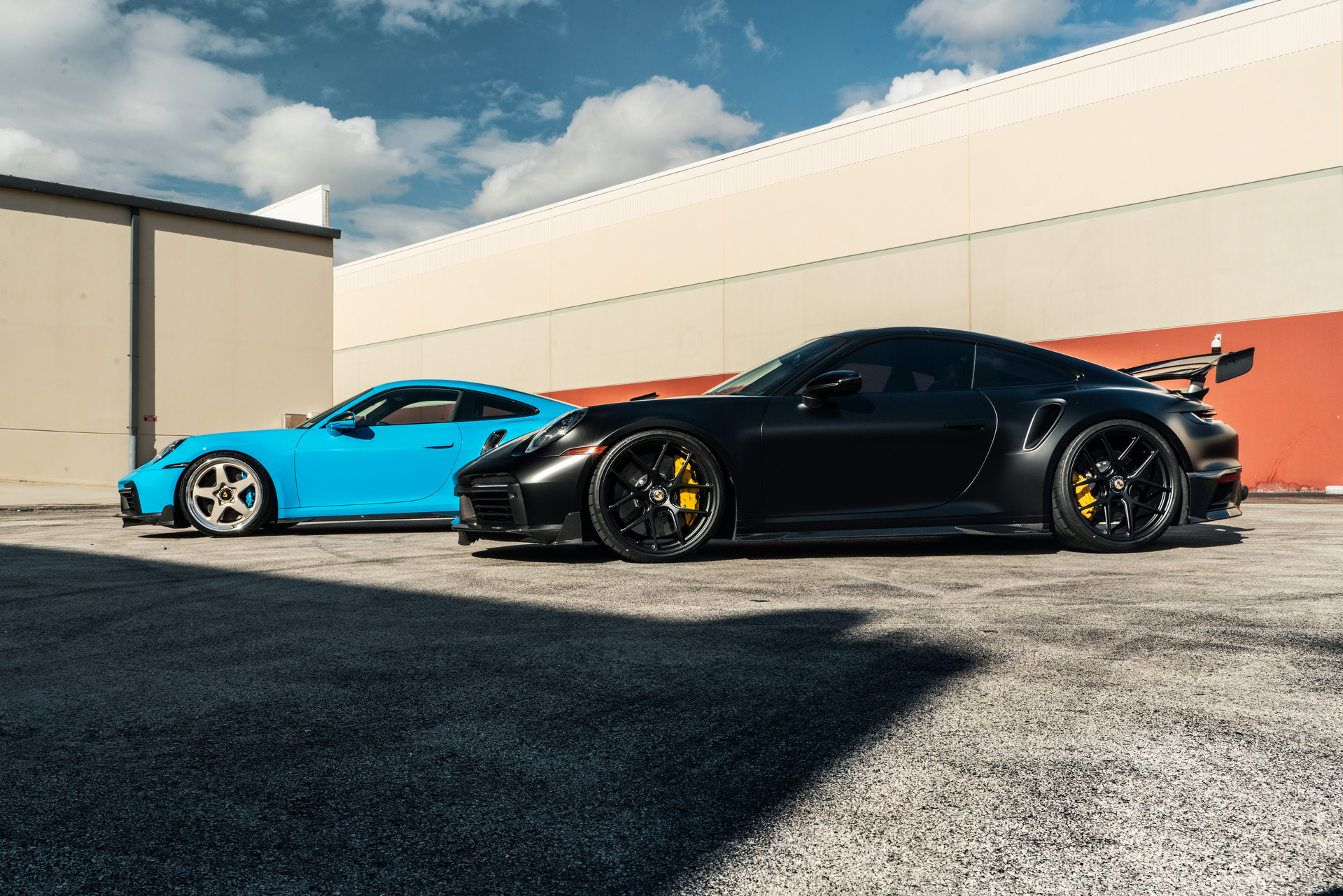 MANSORY 992 Turbo | Riviera Blue | on HRE 527 FMR | Satin White Gold