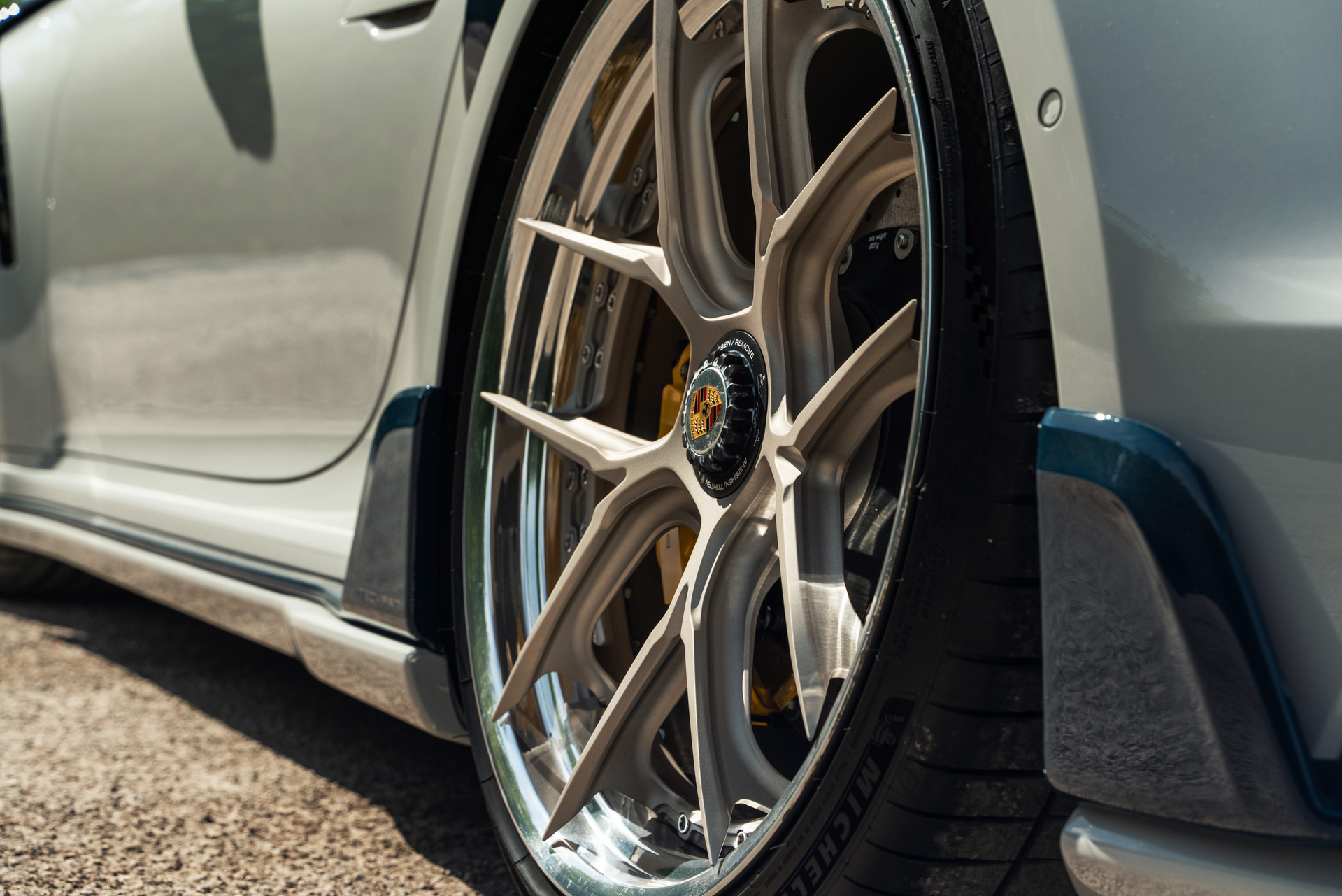 TECHART 992 Turbo S | Chalk | on HRE S101SC | Satin White Gold