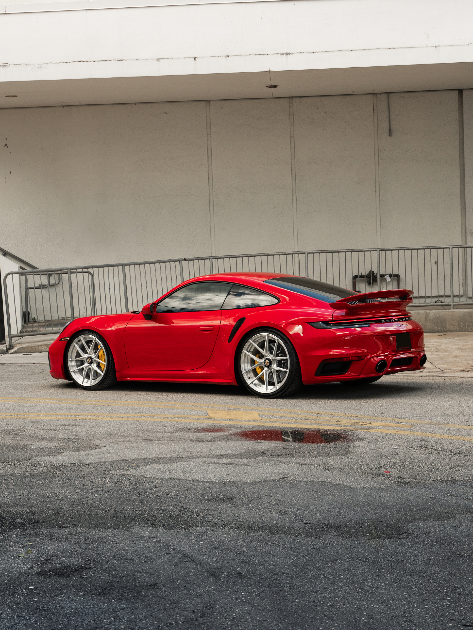 Porsche 992 Turbo S | Guards Red | on ANRKY XR-201 | Brushed Clear