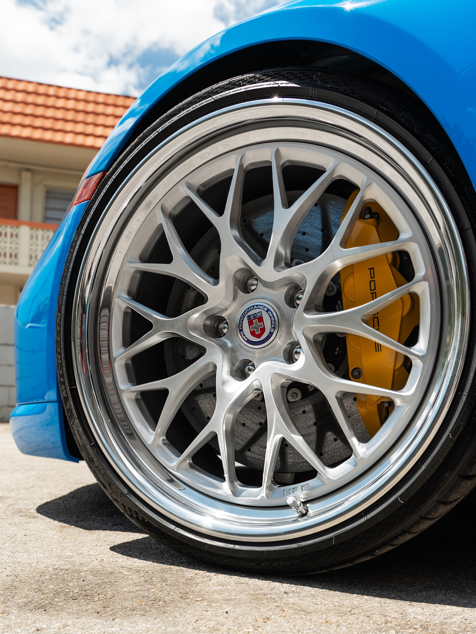 Porsche 992 Turbo S | Voodoo Blue | HRE 520 FMR | Brushed Clear