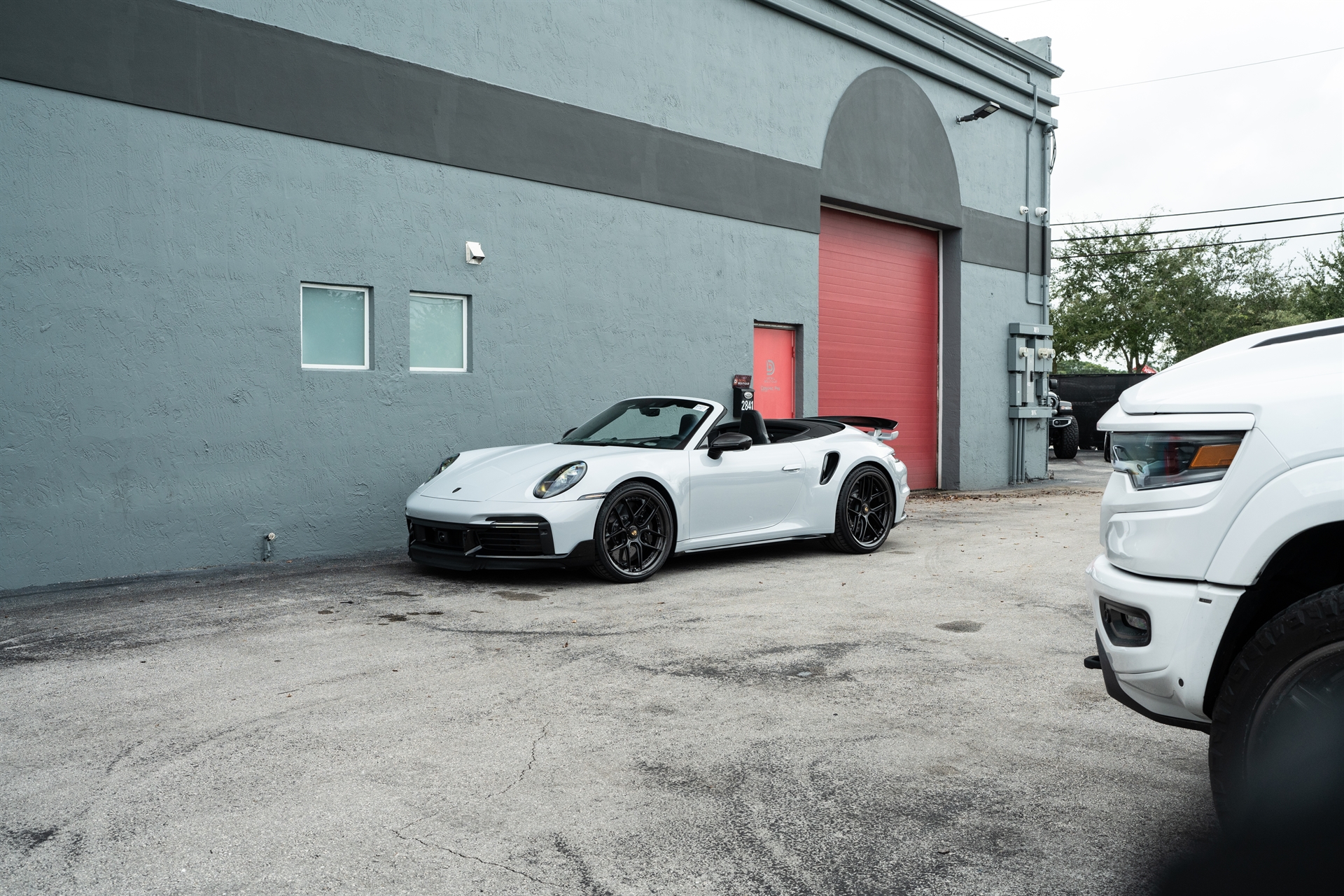 Porsche 992 Turbo S | Ice Gray Metallic | on HRE HX101 | Satin Black