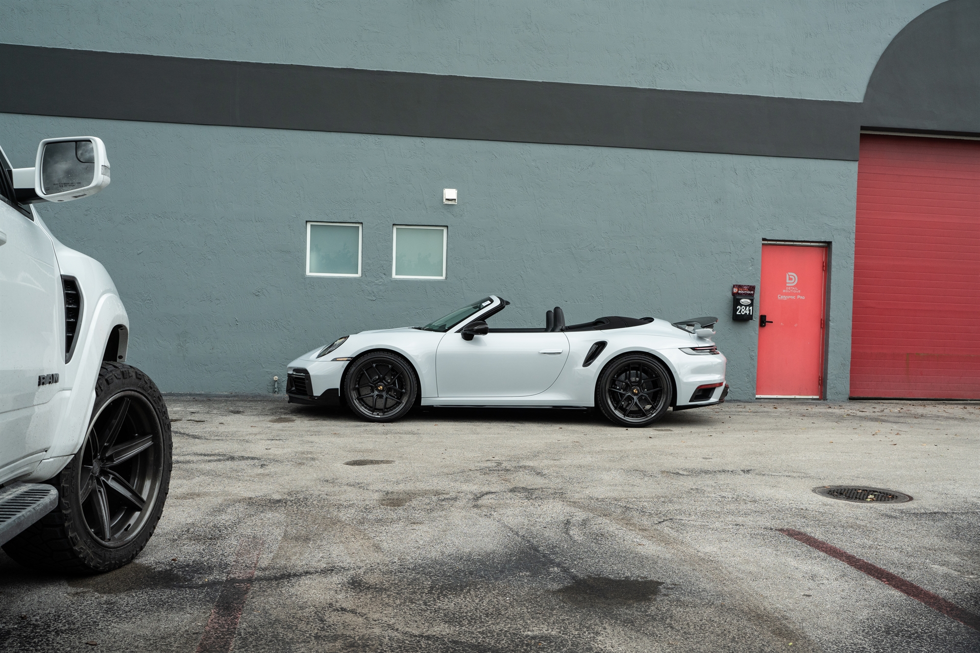 Porsche 992 Turbo S | Ice Gray Metallic | on HRE HX101 | Satin Black