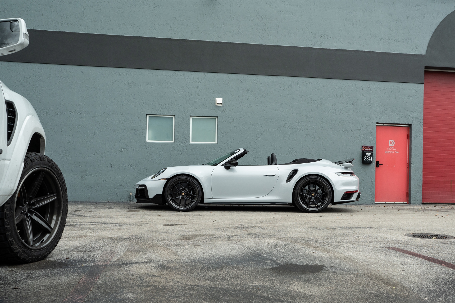 Porsche 992 Turbo S | Ice Gray Metallic | on HRE HX101 | Satin Black