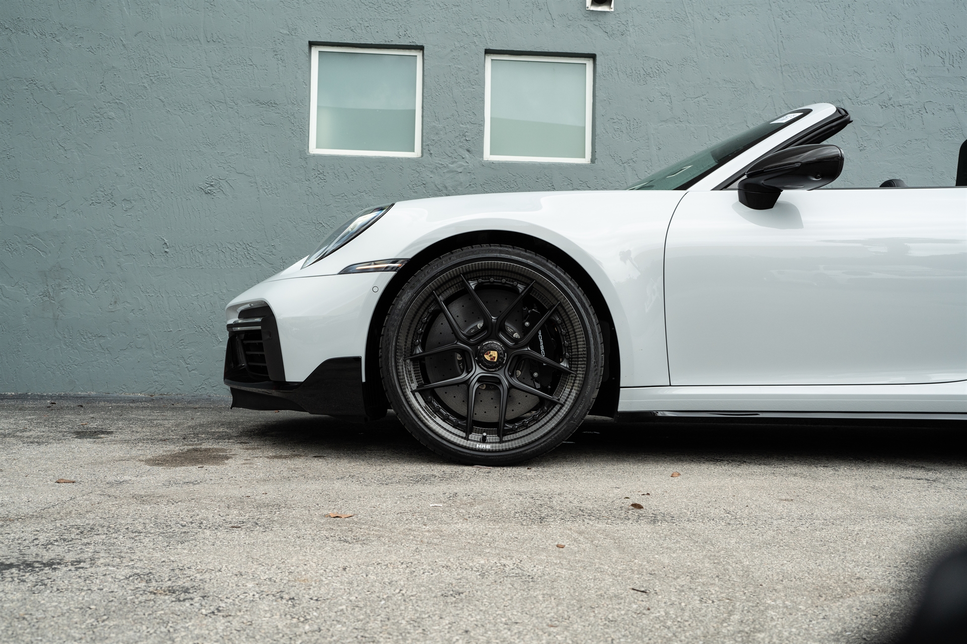 Porsche 992 Turbo S | Ice Gray Metallic | on HRE HX101 | Satin Black
