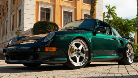 Porsche 993 Turbo S | British Racing Green | on HRE 527 S | Brushed Clear