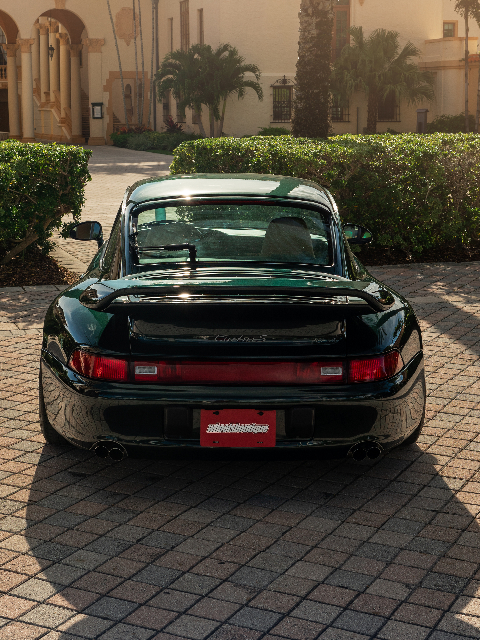 Porsche 993 Turbo S | British Racing Green | on HRE 527 S | Brushed Clear