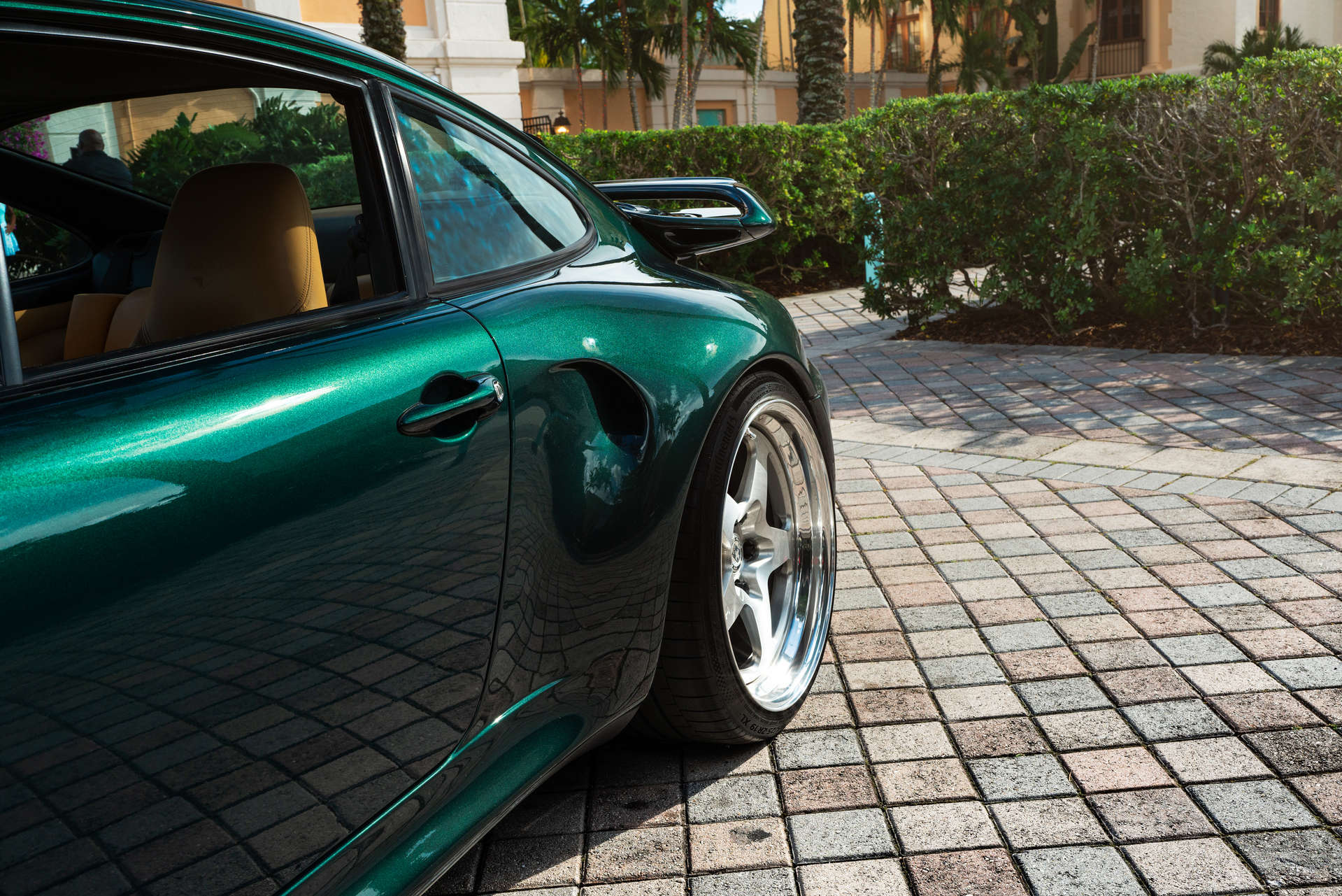Porsche 993 Turbo S | British Racing Green | on HRE 527 S | Brushed Clear