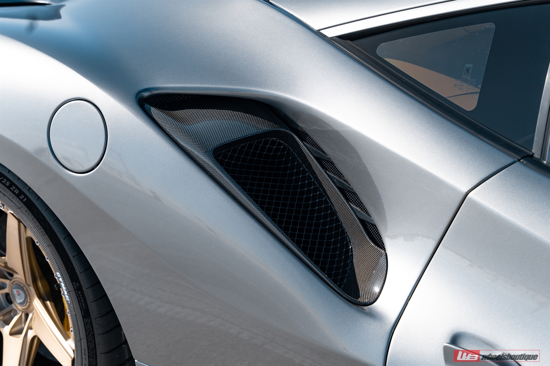 Ferrari 488 Pista | Grigio Silverstone | on ANRKY RS5.3C | Satin Brushed Champagne