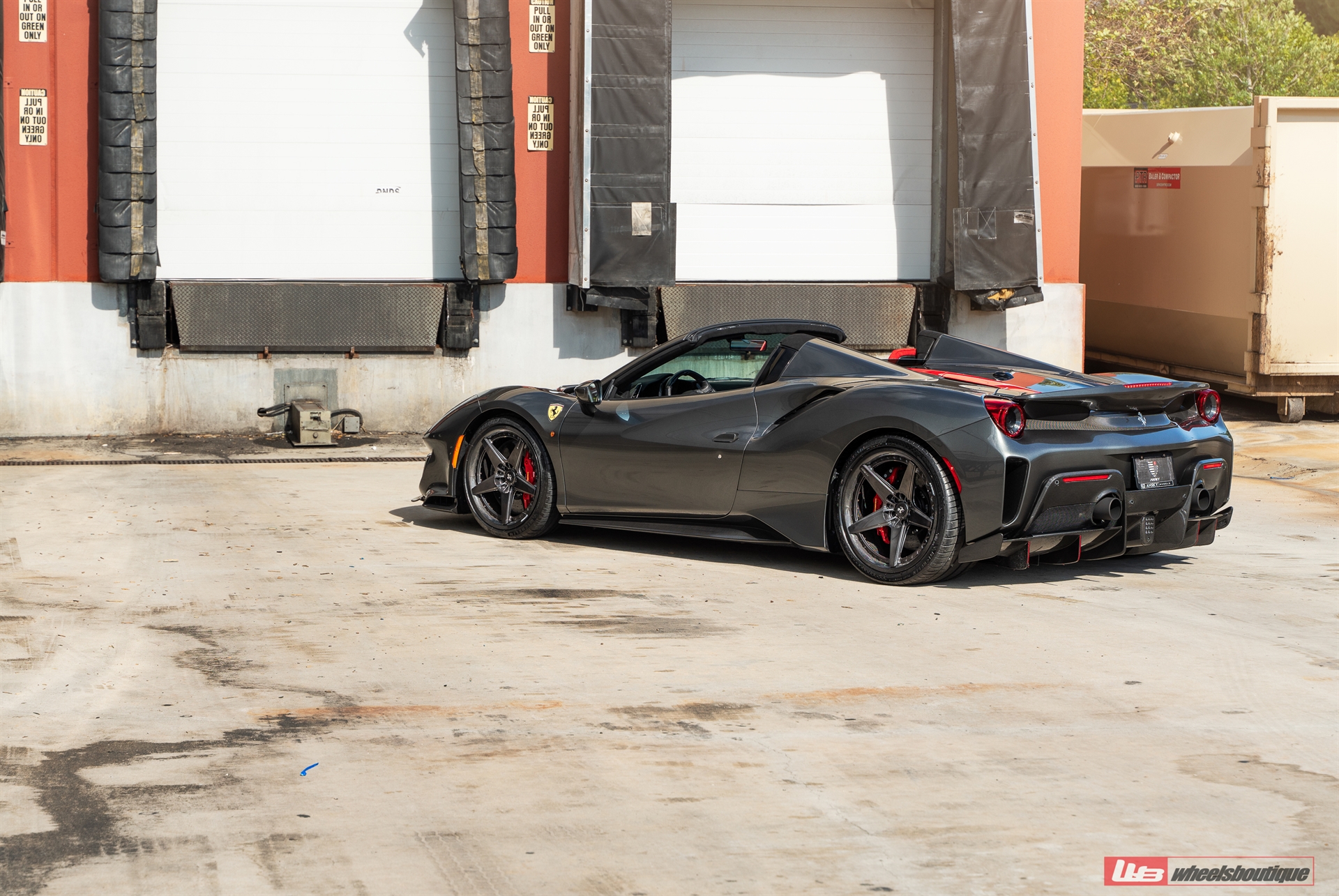 Ferrari 488 Pista | Grigio Silverstone | on ANRKY RS5.3C | Polished Smoke