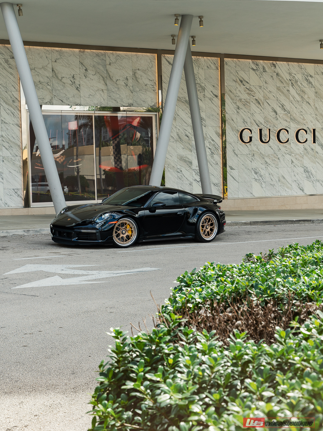 Porsche 992 Turbo S | Black | on ANRKY JDX-314 | Satin Mirror Polished Champagne