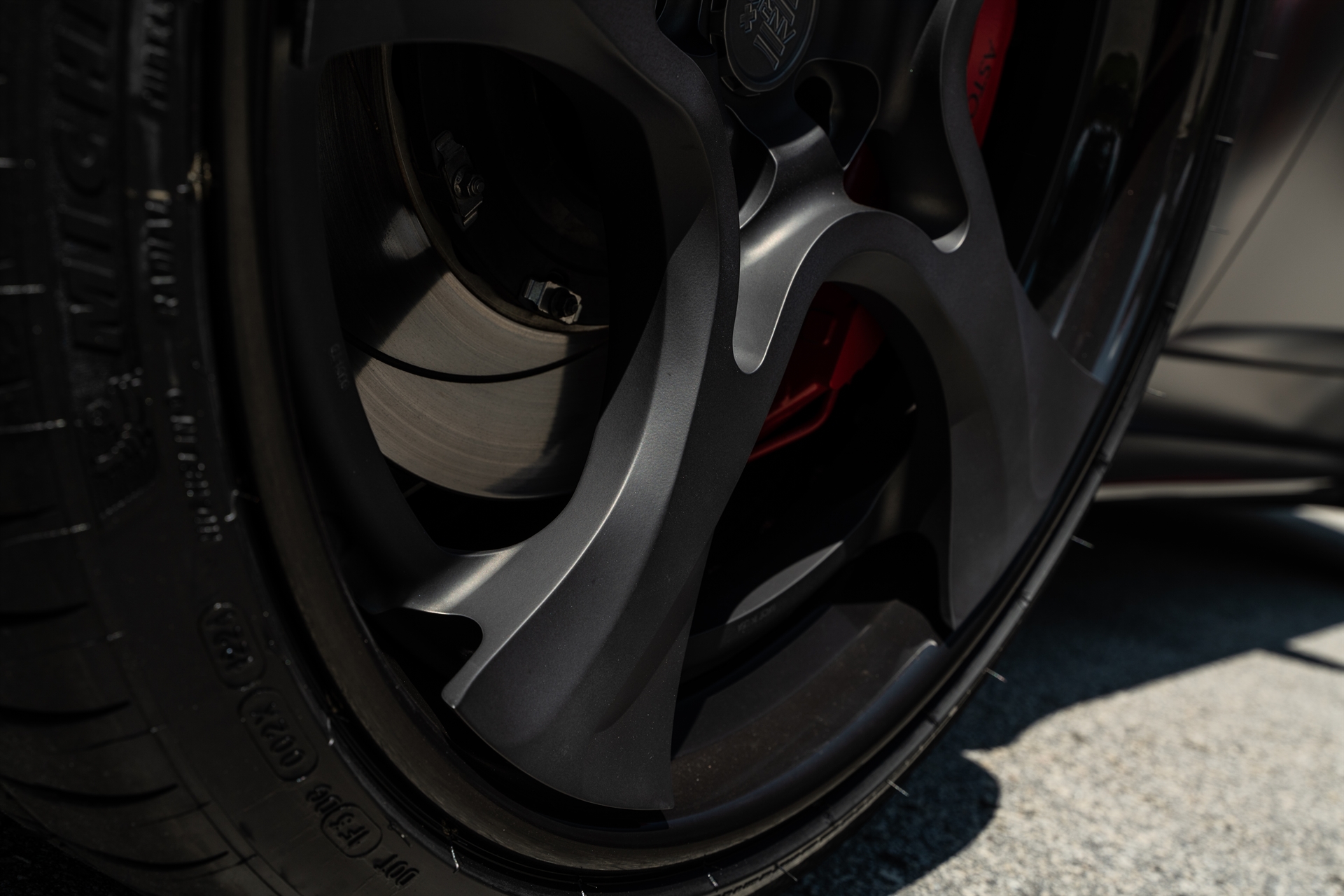 Aston Martin | Satin Jet Black | on ANRKY XR-305 | Satin Mirror Polished Smoke