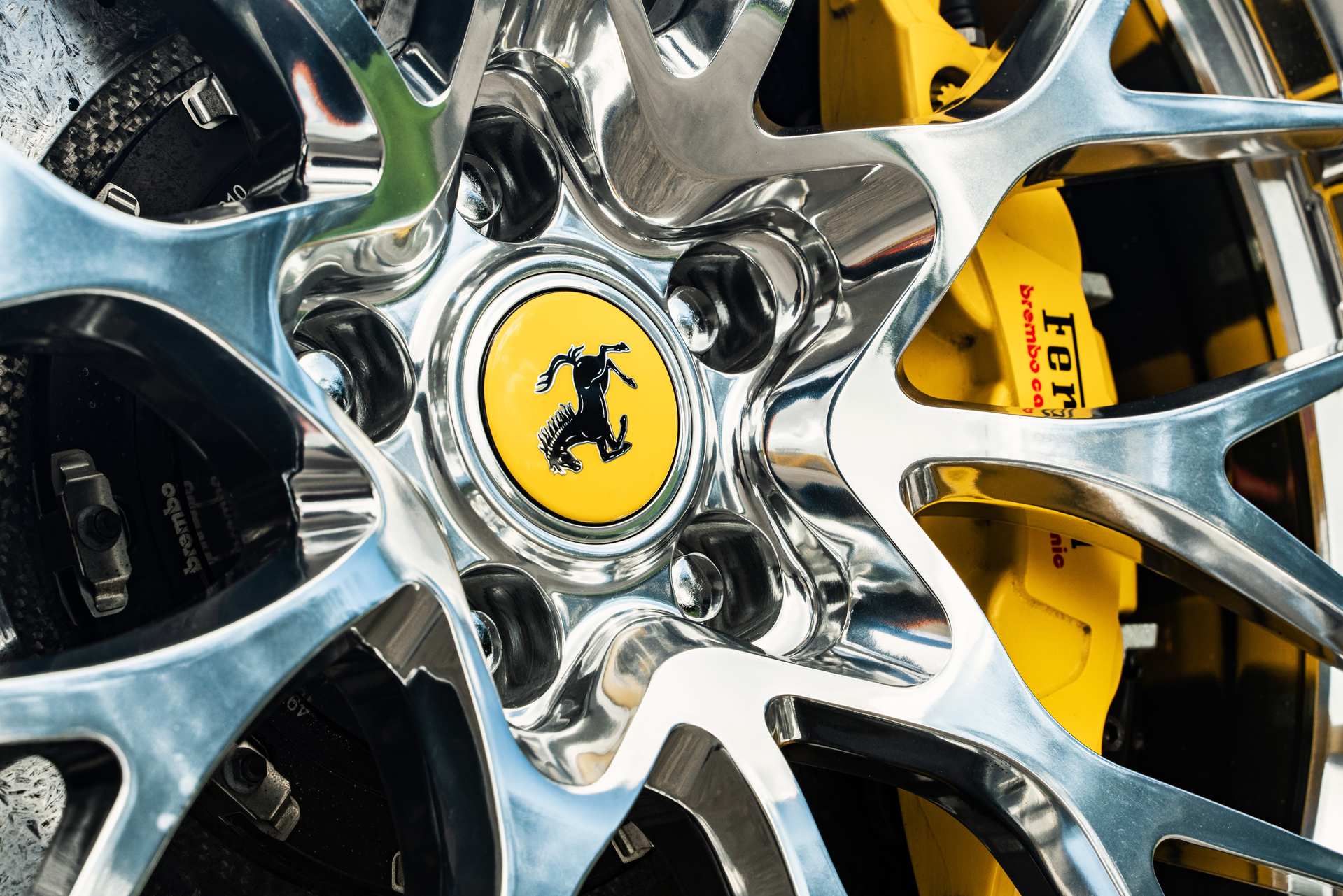 Ferrari F8 | Blue Corza | on HRE 520M | Polished Clear