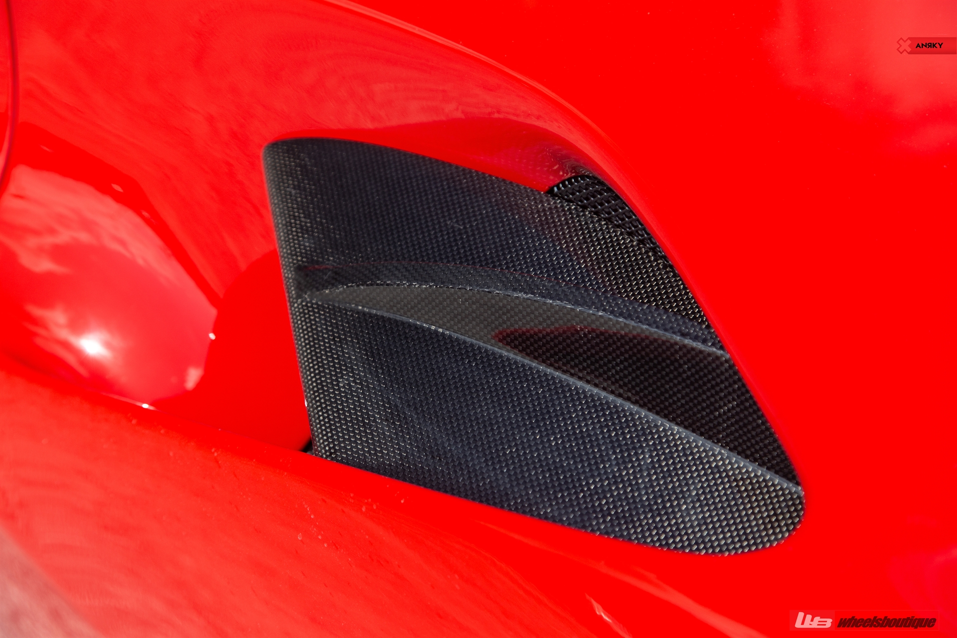 FERRARI 488 GTB | Rosso Corsa | on ANRKY S3-X3 | Satin Black