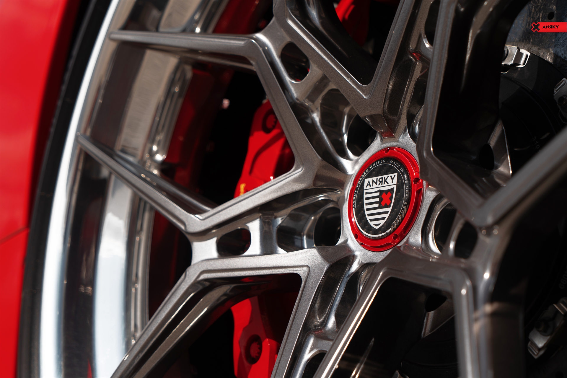 Ferrari 488 Spider | Rosso Corza | ANRKY S3-X4 | Polished Dark Clear