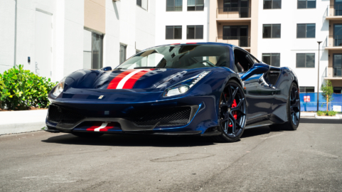 Ferrari 488 Pista | TDF Blue | on iPE MFR-04 | Indigo Blue