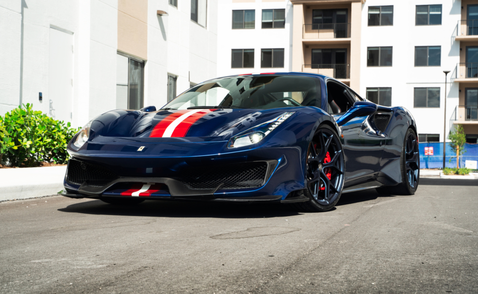 Ferrari 488 Pista | TDF Blue | on iPE MFR-04 | Indigo Blue