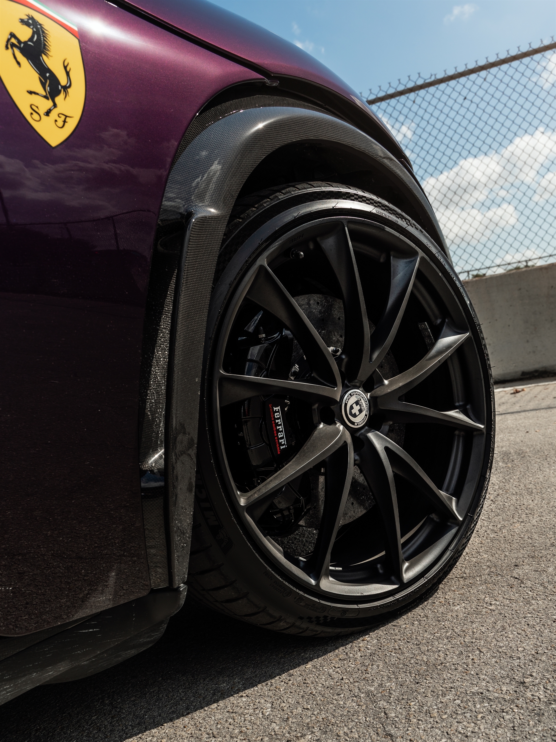 Ferrari Purosangue | Hong Kong Viola | on HRE P204 | Satin Black