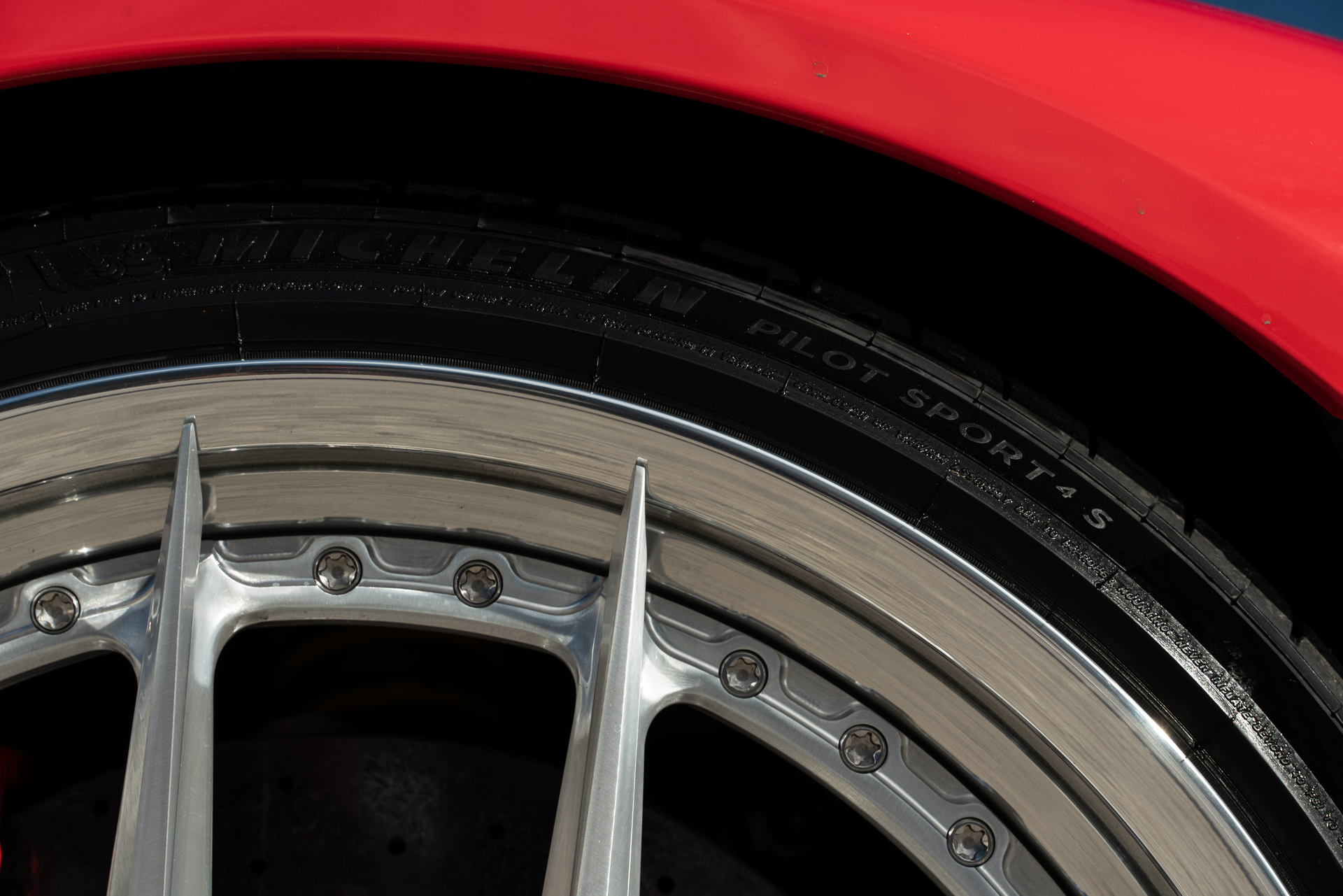 Ferrari SF90 | Rosso Corza | on HRE S101SC | Brushed Clear