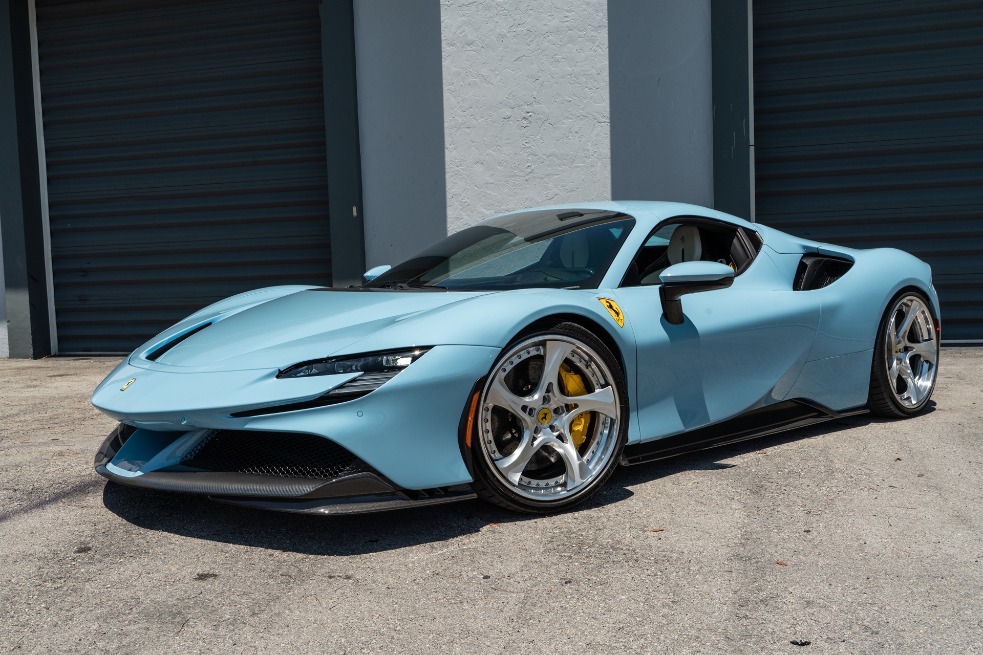 Ferrari SF90 | Azzurro La Platta | on ANRKY XR-305 | Polished Clear