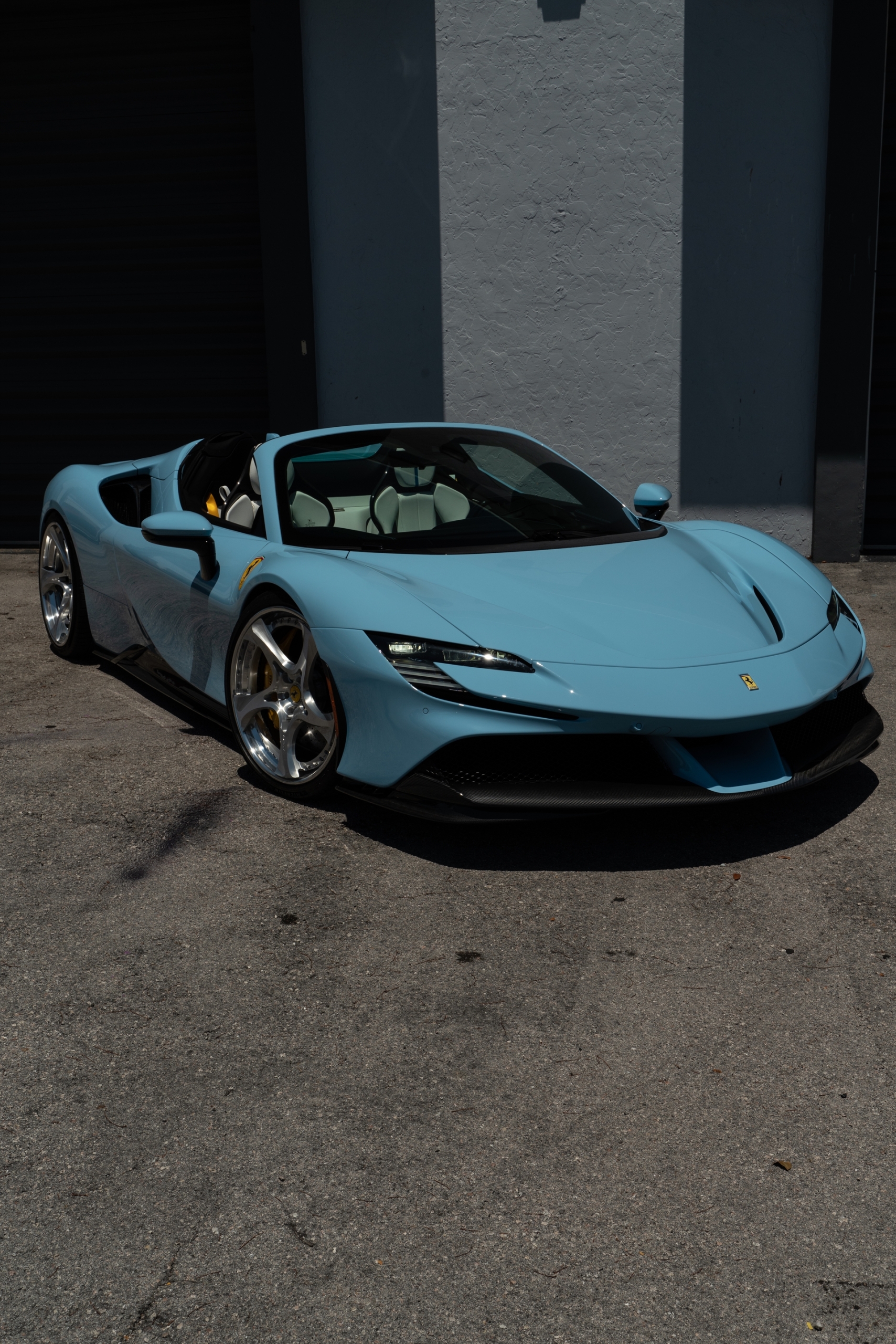 Ferrari SF90 | Azzurro La Platta | on ANRKY XR-305 | Polished Clear