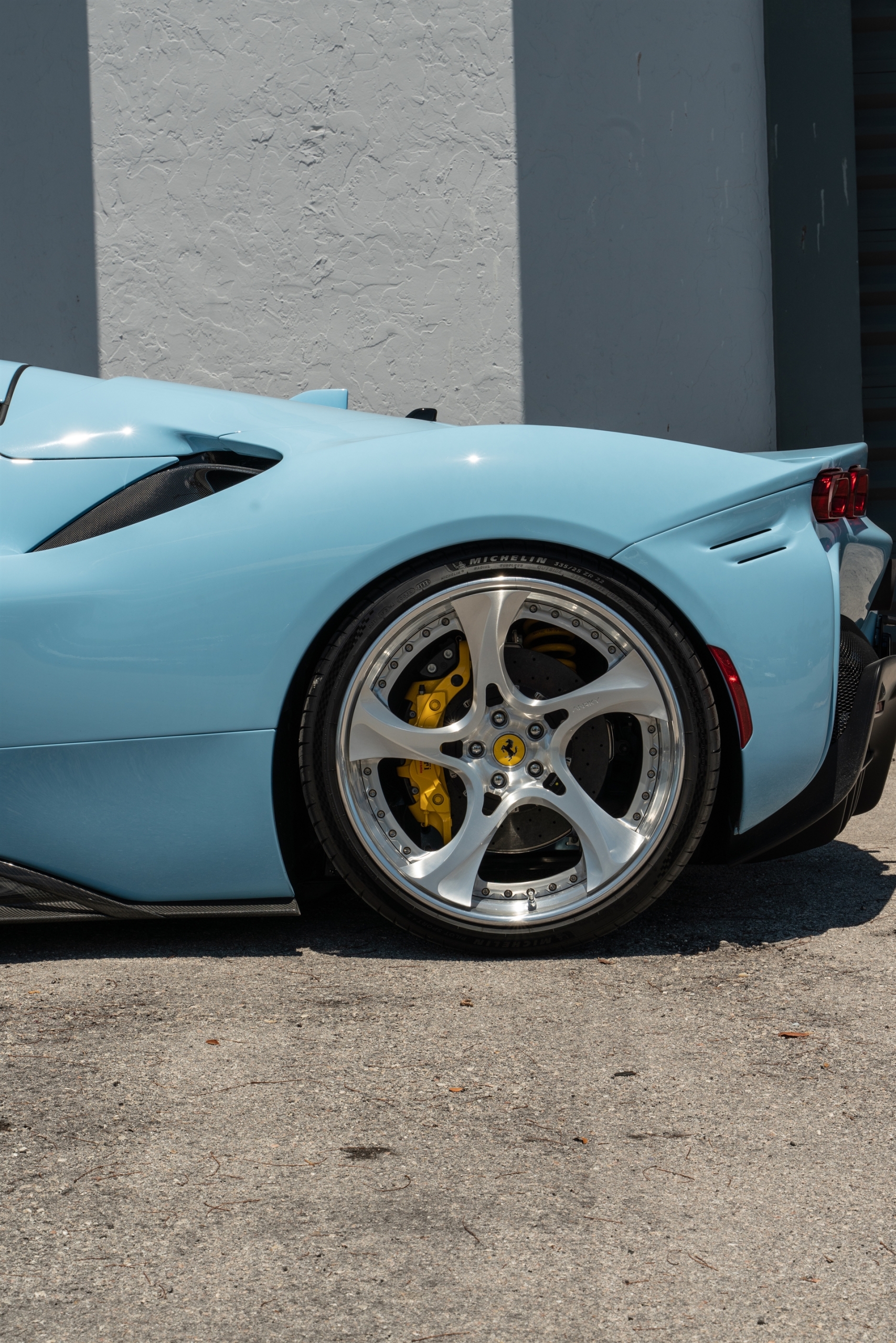 Ferrari SF90 | Azzurro La Platta | on ANRKY XR-305 | Polished Clear