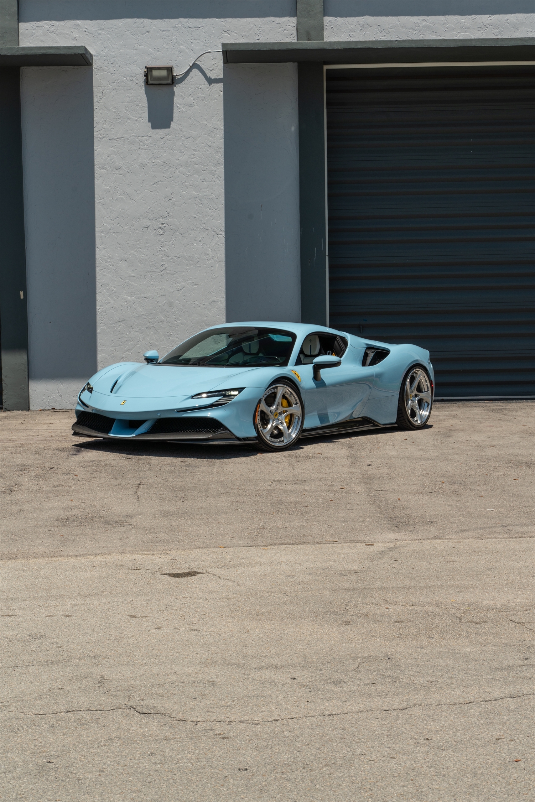 Ferrari SF90 | Azzurro La Platta | on ANRKY XR-305 | Polished Clear