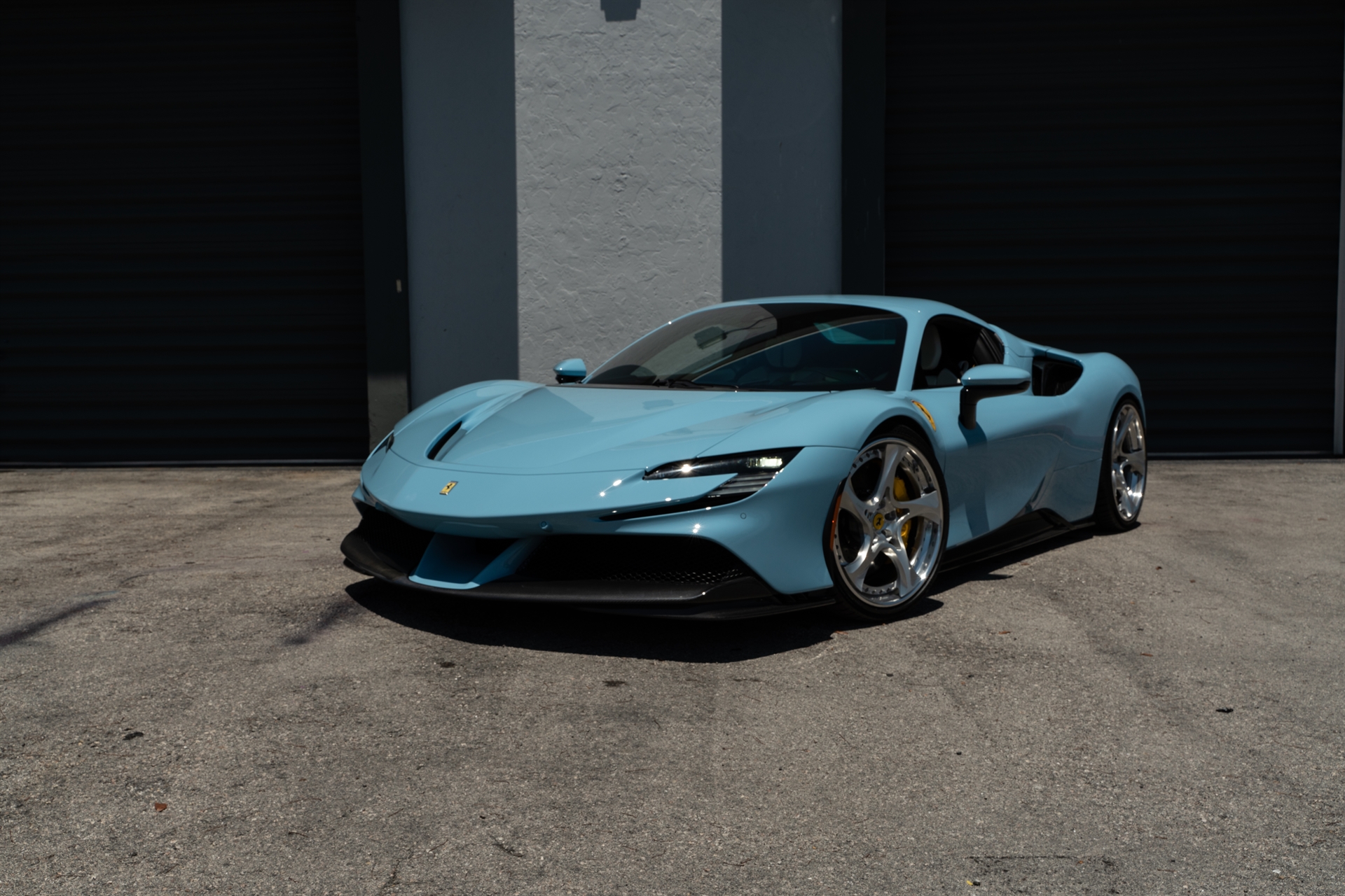 Ferrari SF90 | Azzurro La Platta | on ANRKY XR-305 | Polished Clear