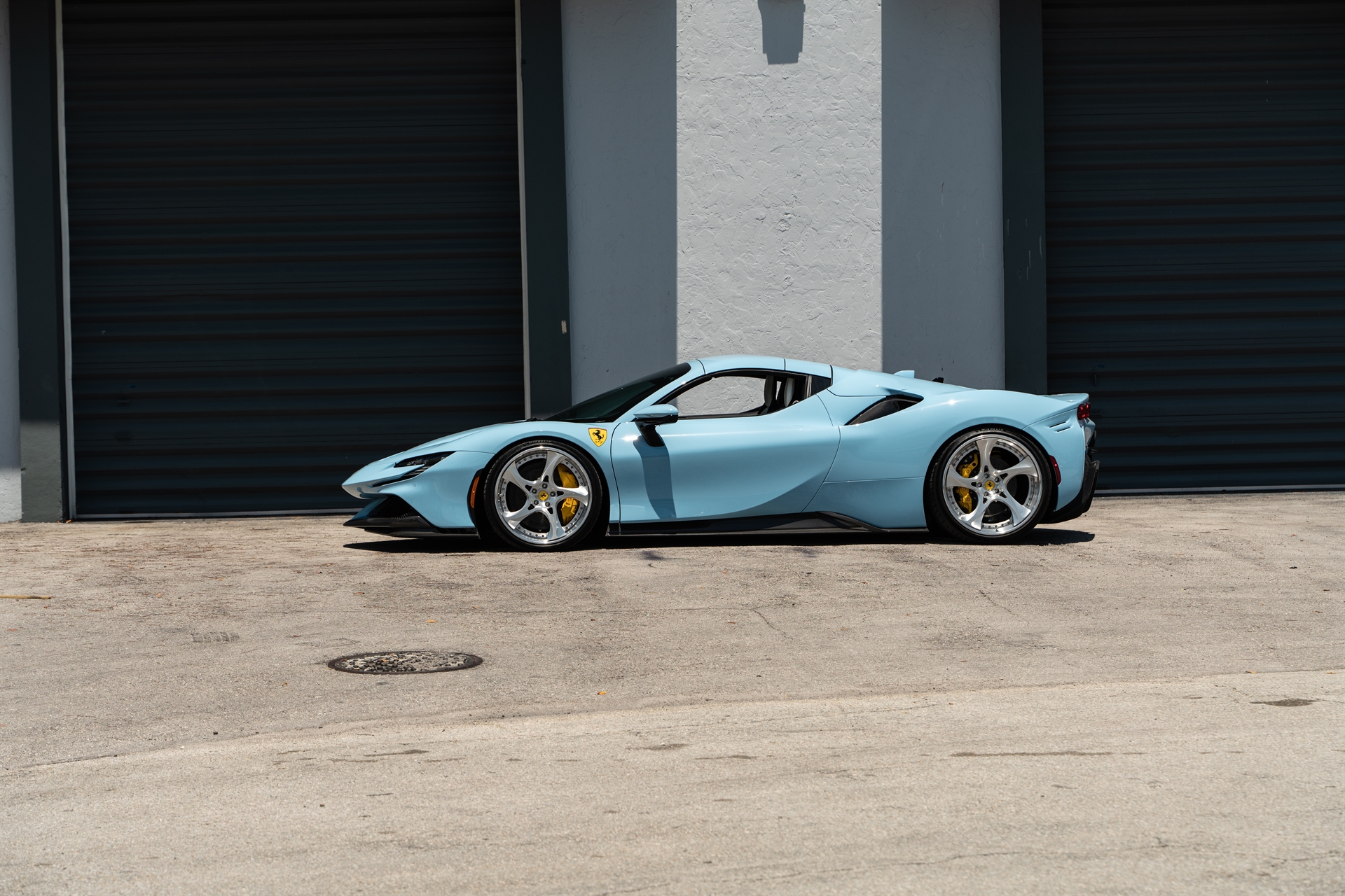 Ferrari SF90 | Azzurro La Platta | on ANRKY XR-305 | Polished Clear