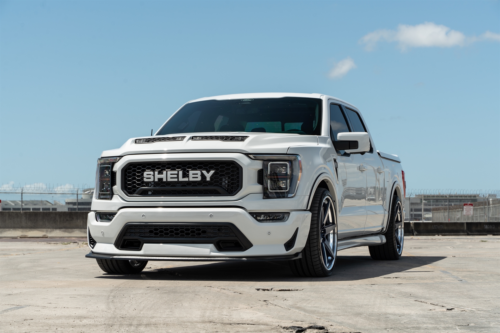 Shelby Super Snake Ford F-150 | Oxford White | on ANRKY RS6.3 | Satin Space Blue