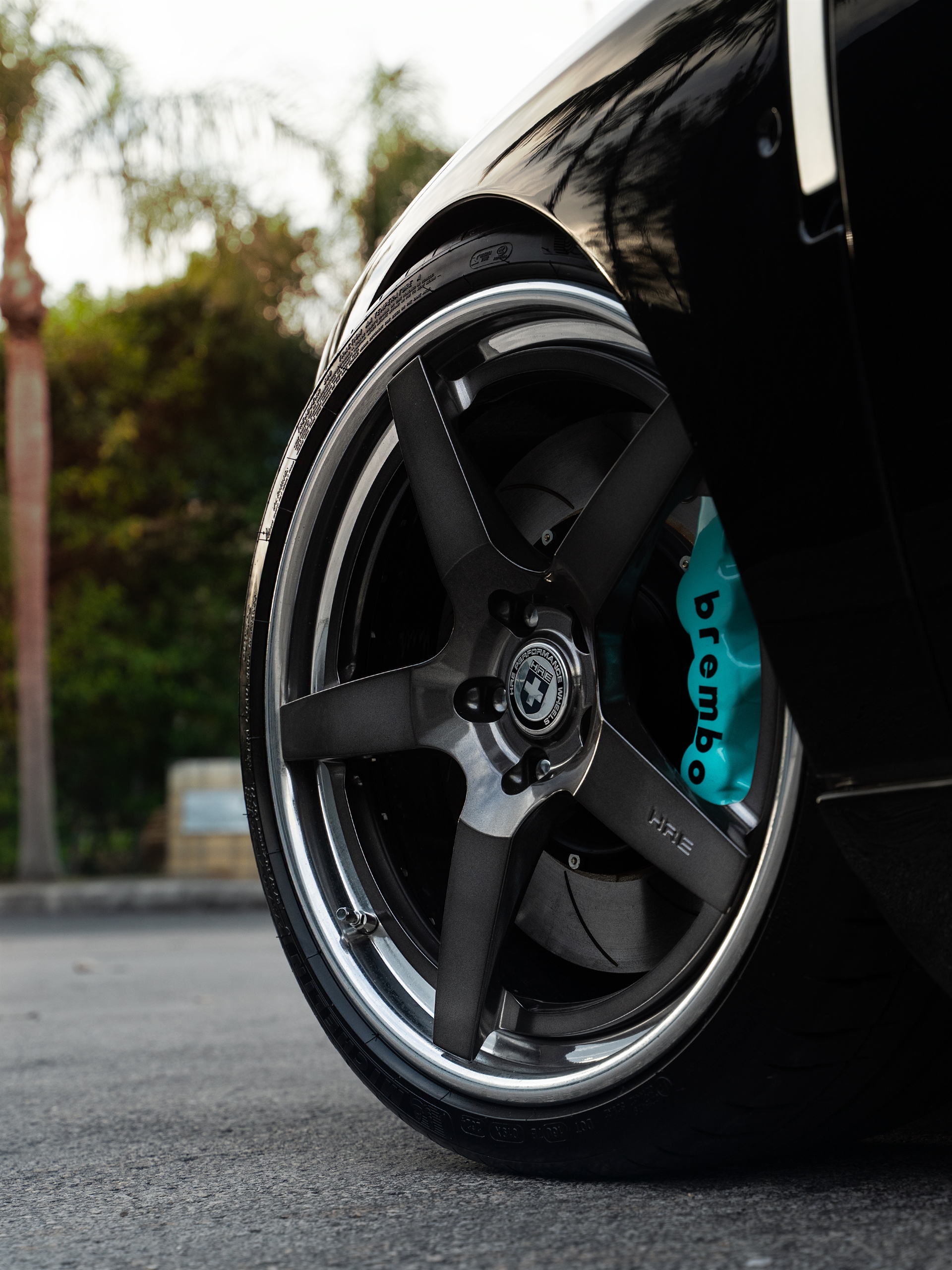 Ford GT MK1 | Black | on HRE RS105 | Polished Dark Clear