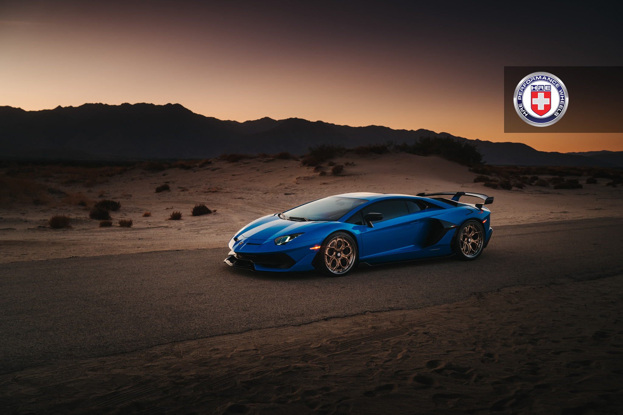 Lamborghini Aventador SVJ with HRE S111SC in Frozen Polished Champagne