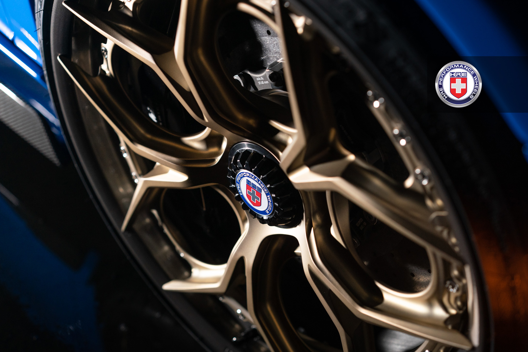 Lamborghini Aventador SVJ with HRE S111SC in Frozen Polished Champagne