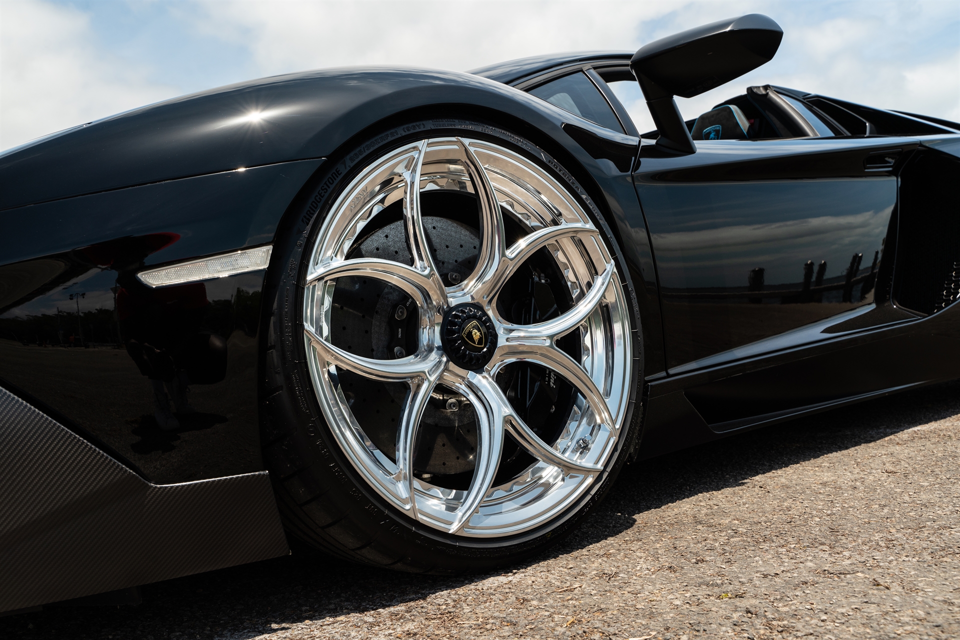 Lamborghini Aventador SV | Nero Noctis | on ANRKY S2-X0 | Polished Clear