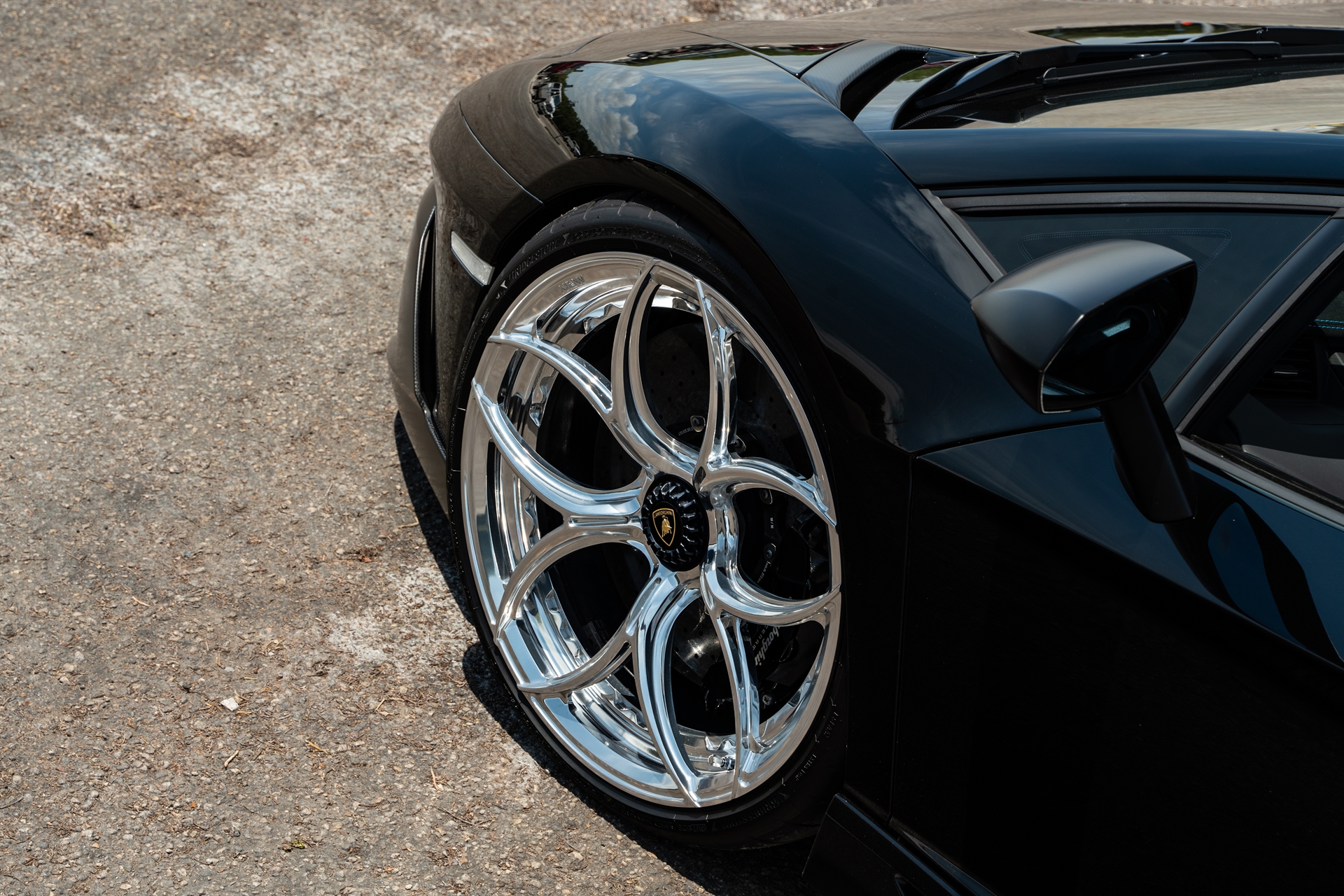 Lamborghini Aventador SV | Nero Noctis | on ANRKY S2-X0 | Polished Clear