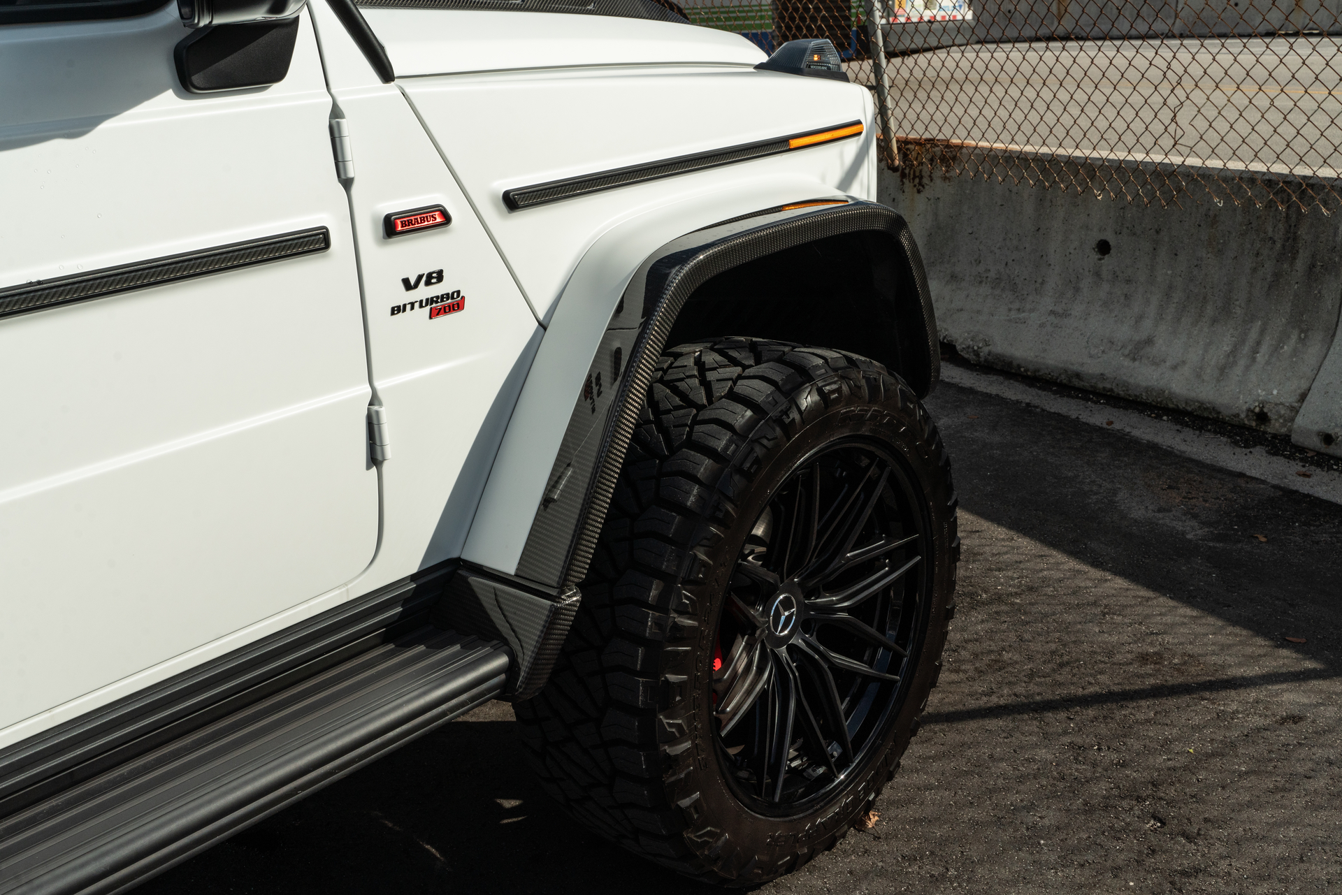 Mercedes Benz AMG G63 4×4 Squared | Polar White | on 1886 XR004 Wheels | Satin Black