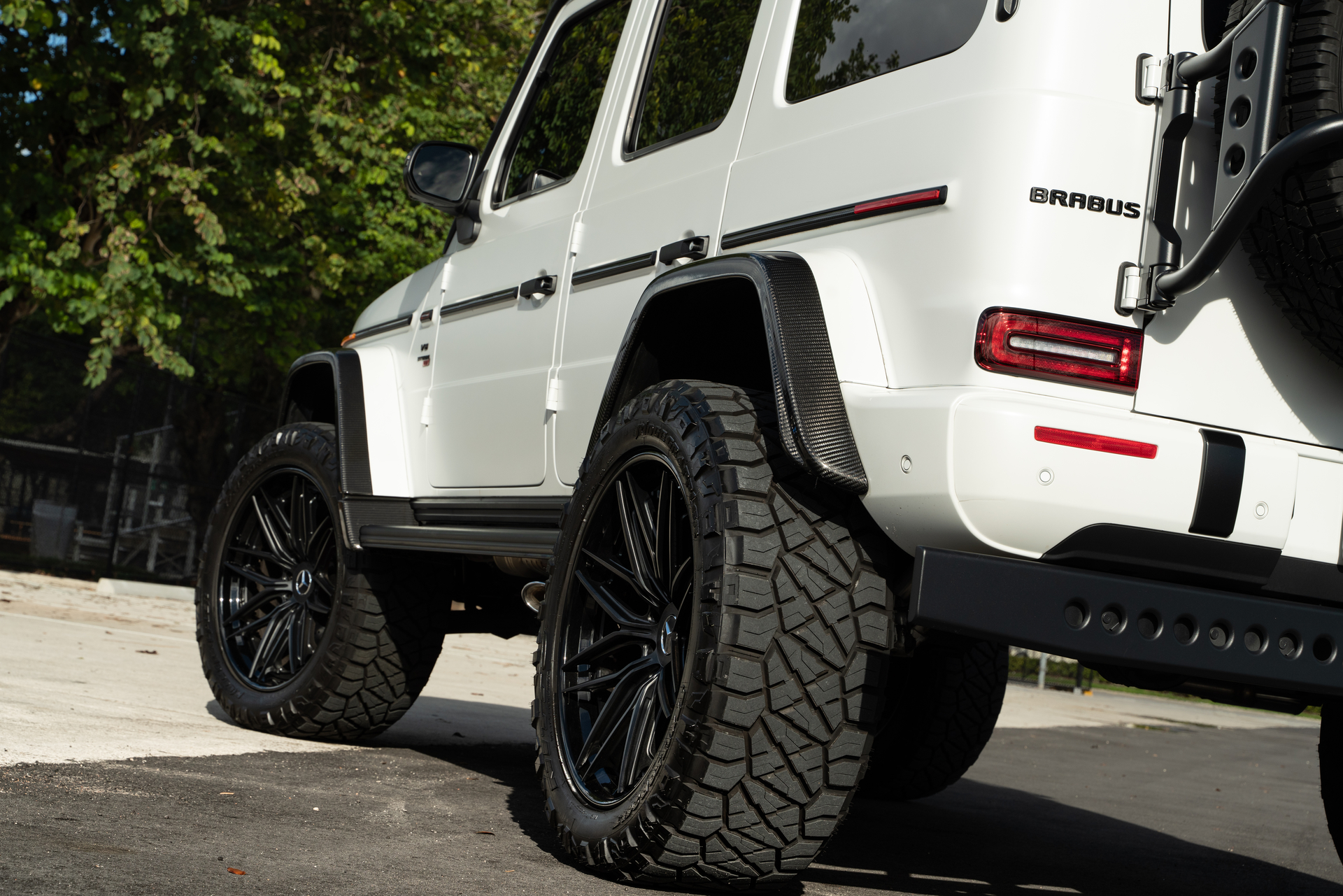 Mercedes Benz AMG G63 4×4 Squared | Polar White | on 1886 XR004 Wheels | Satin Black
