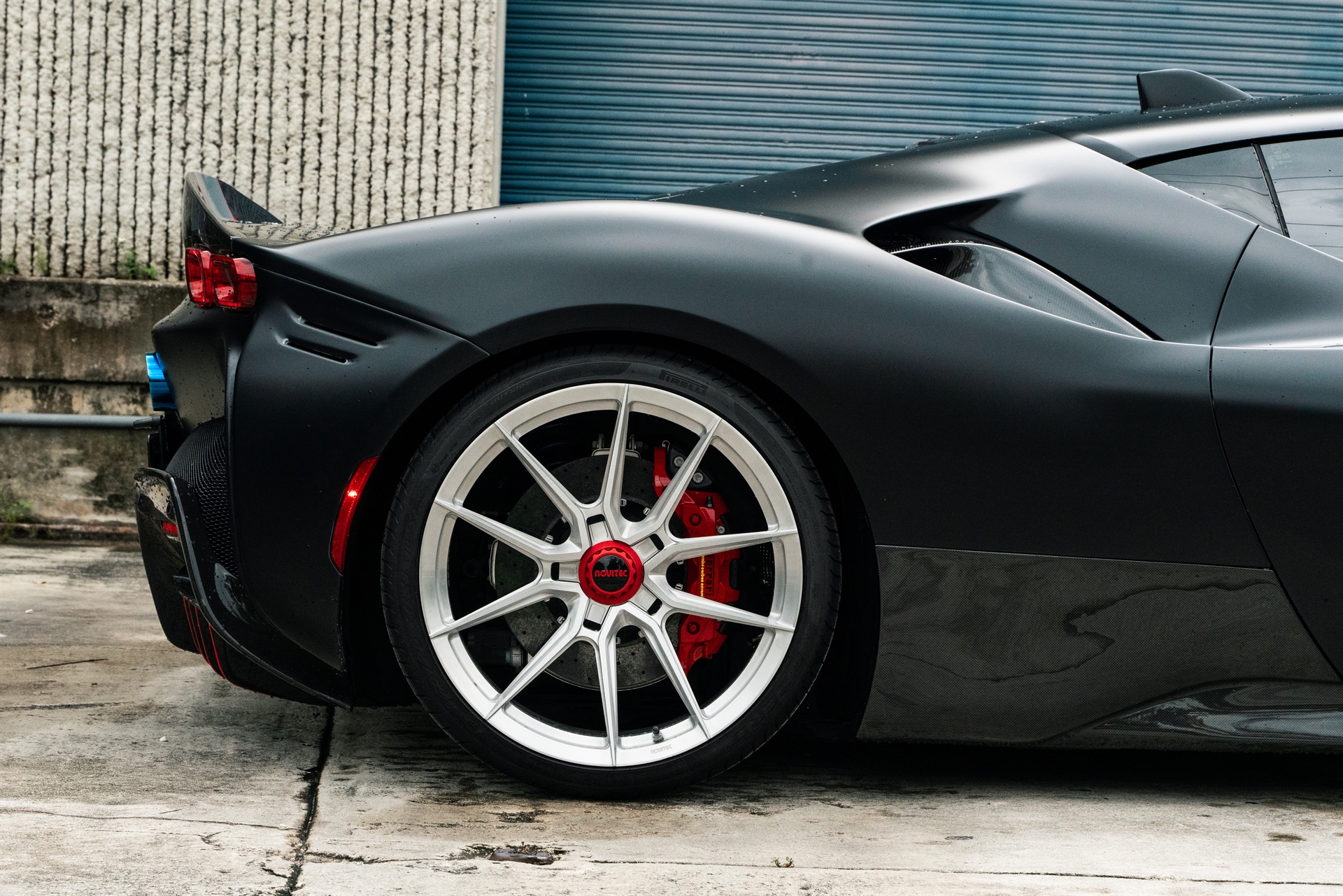 Ferrari SF90 | Nero Assetto Fiorano | on Novitec NF-10 | Brushed Clear